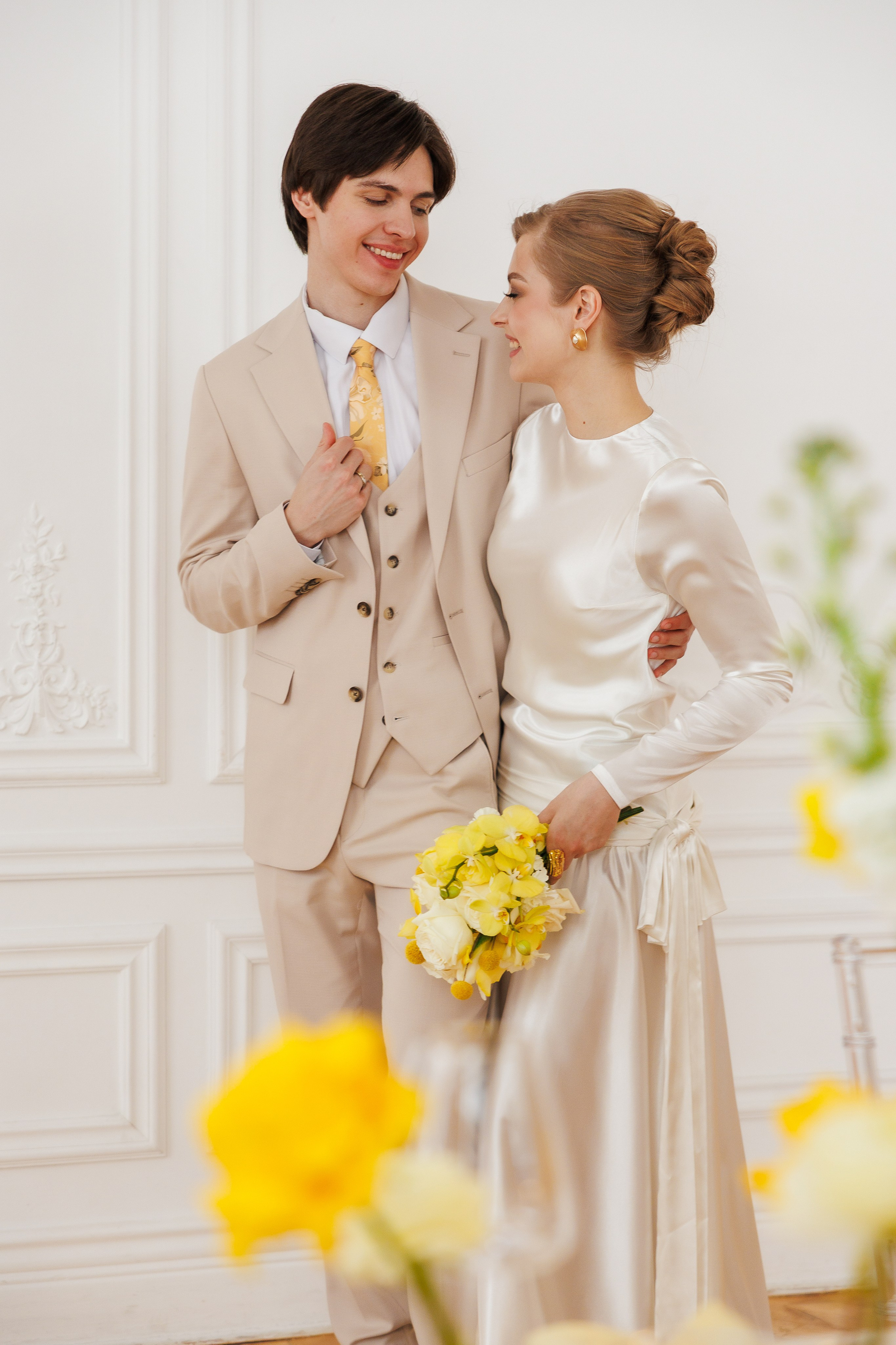 Камерная свадьба: весеннее настроение. Свадебный и семейный фотограф в Москве Красинская Мария