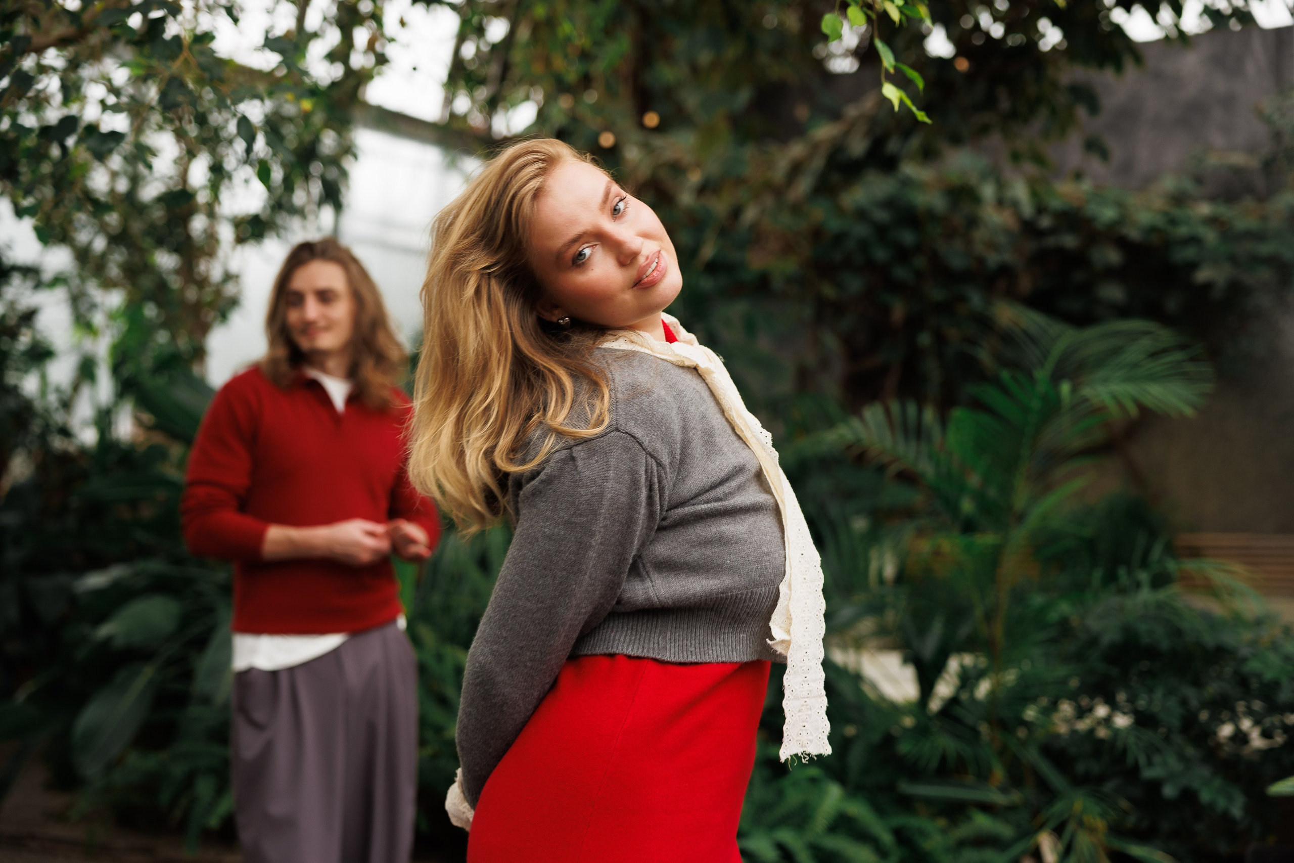 Предложение в оранжерее. Свадебный и семейный фотограф в Москве Красинская Мария