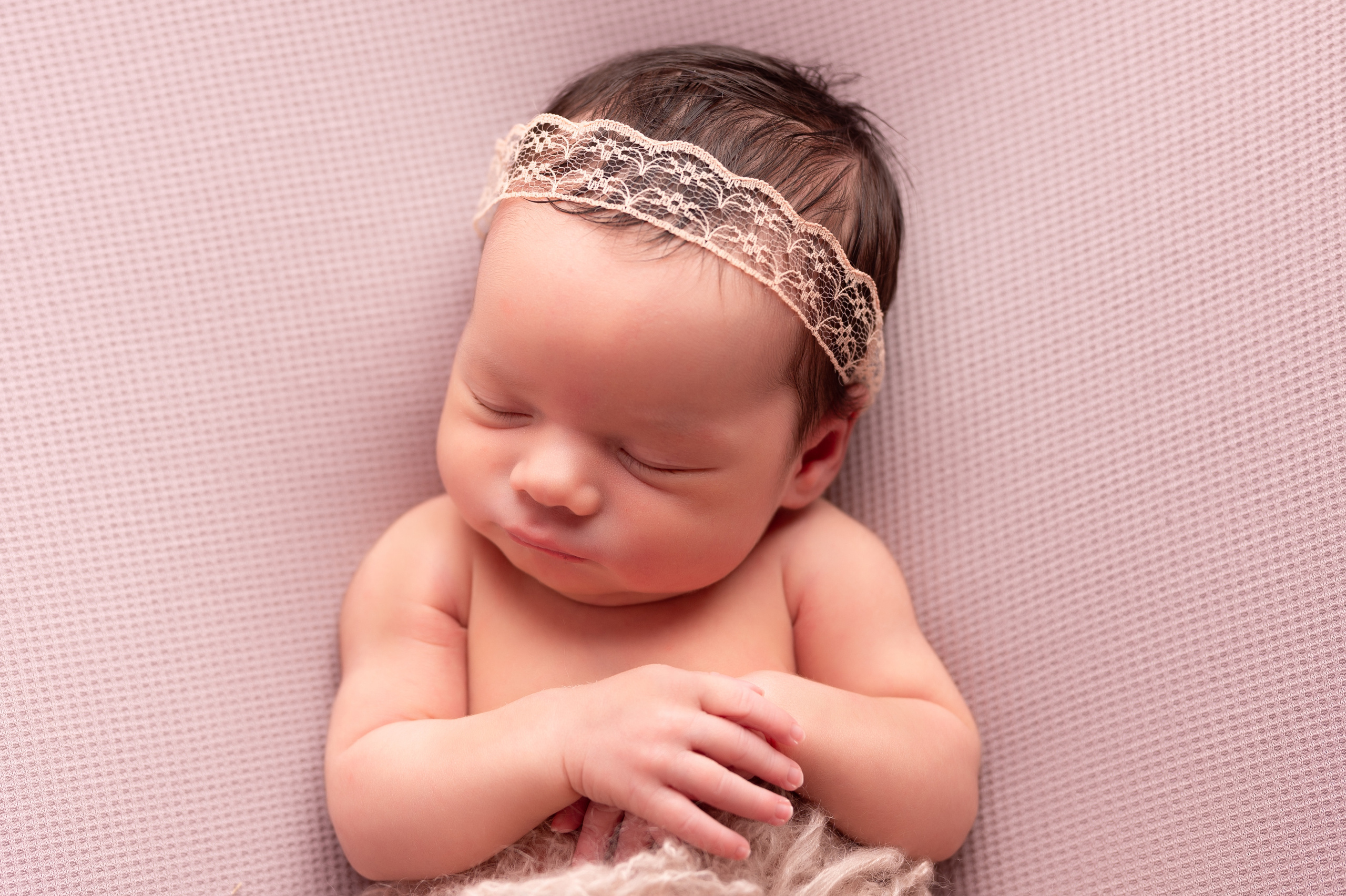 ньюборн фотосессия девочка