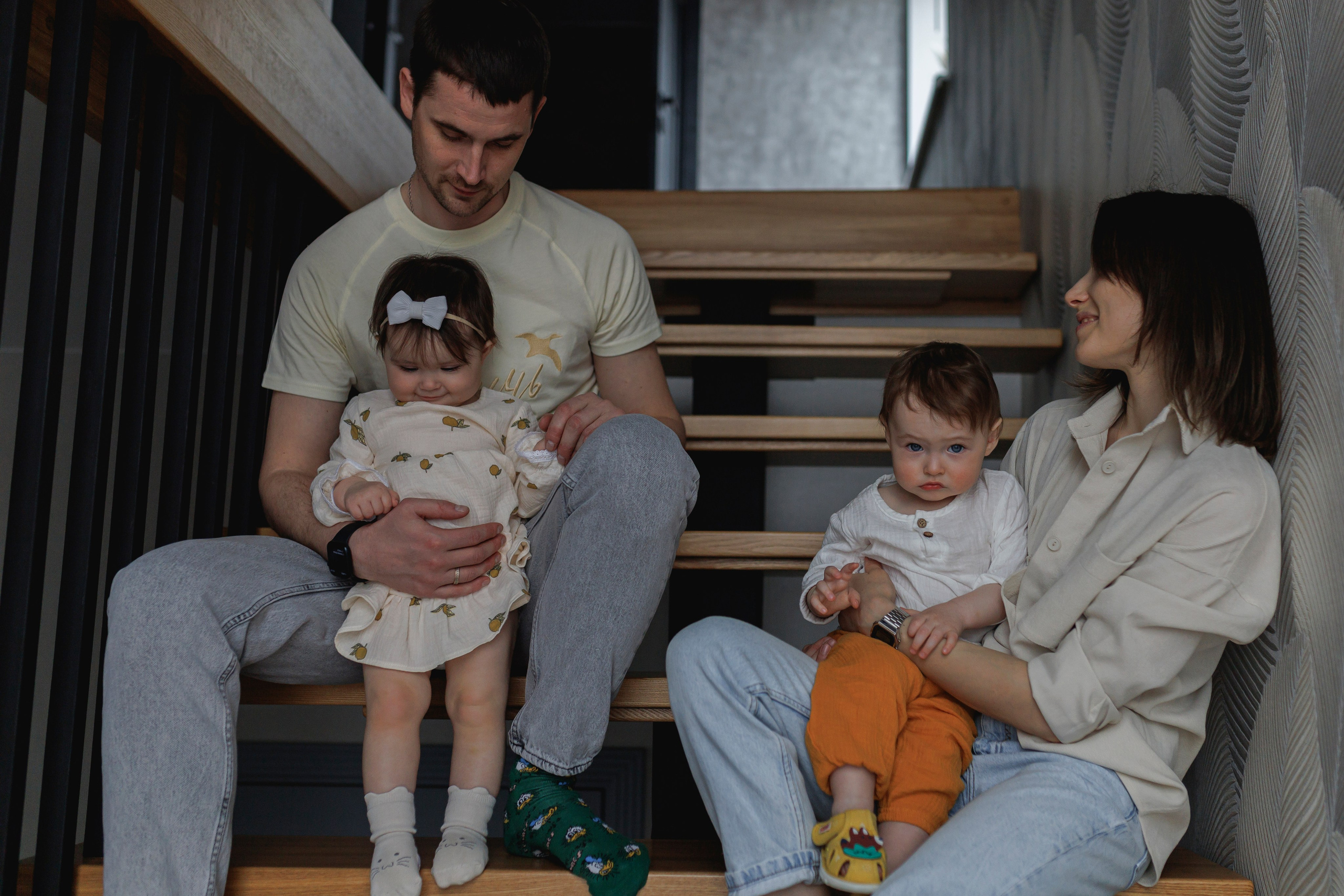 Домашняя семейная фотосессия. Семейный и детский фотограф в Рязани Васюгова Мария