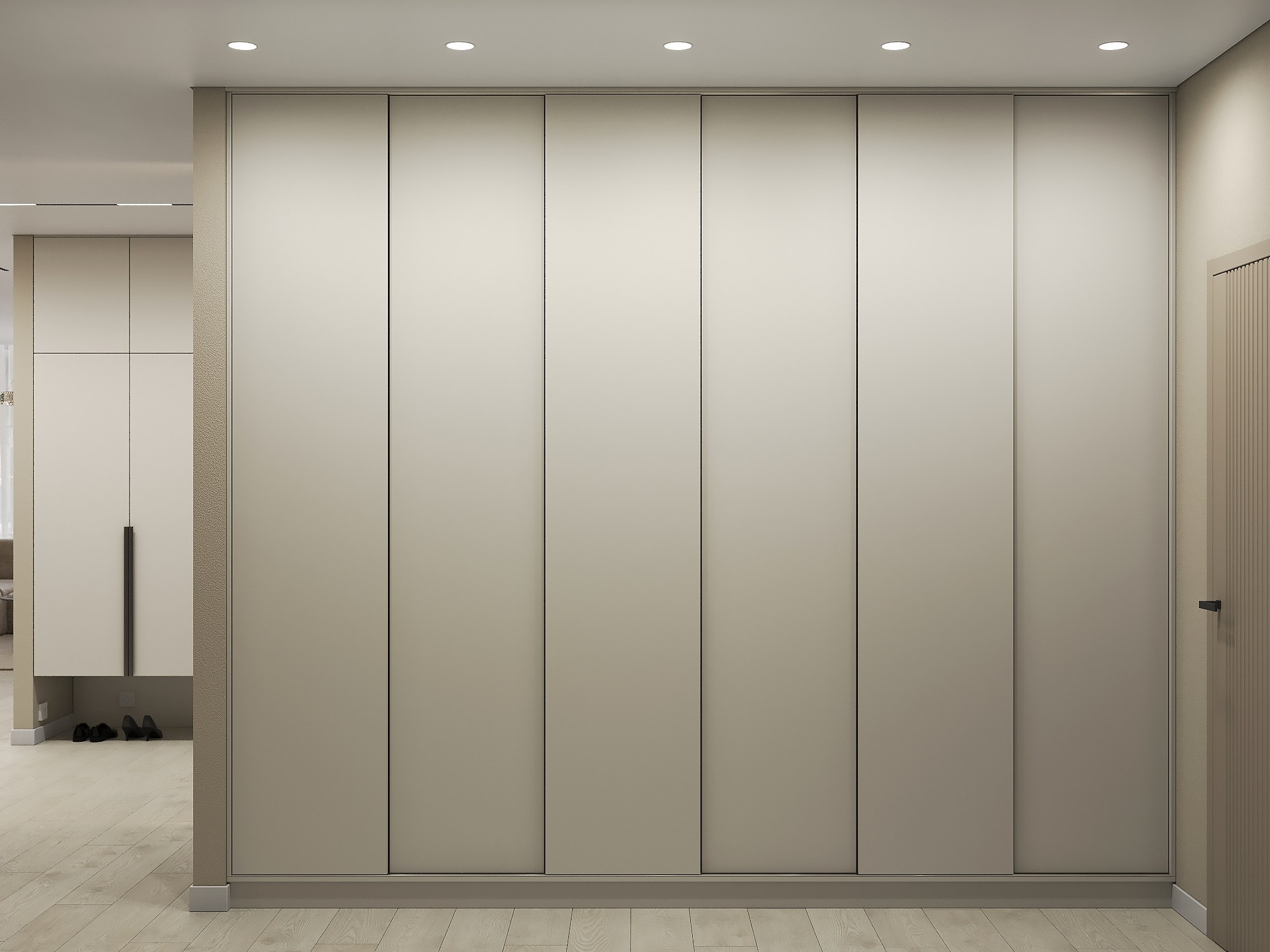 Прихожая-холл. 3D-дизайнер Кристина Пуляевская