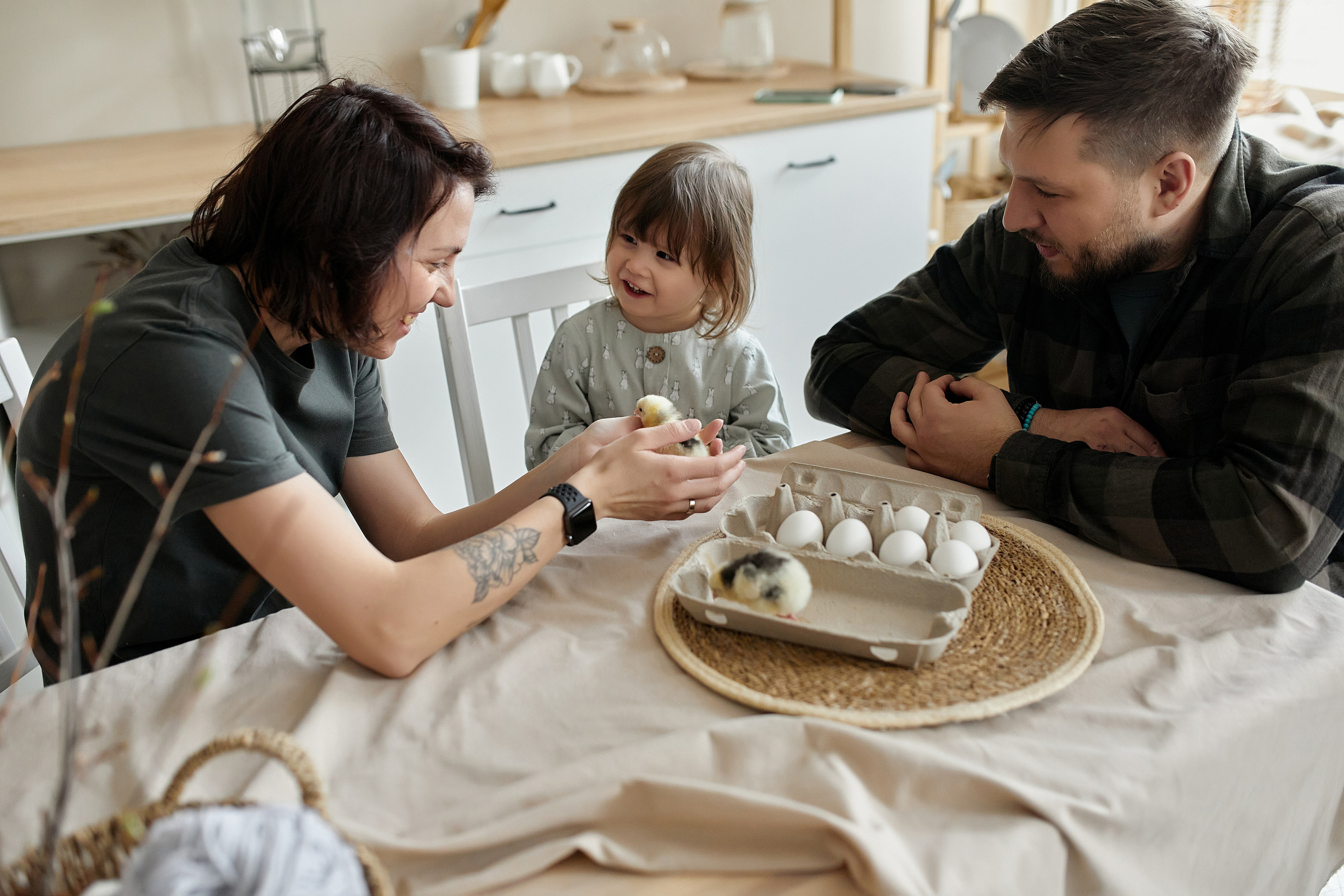 Эля, Саша, Василиса и цыплята. Свадебный и семейный фотограф в Иркутске Яна Лиа