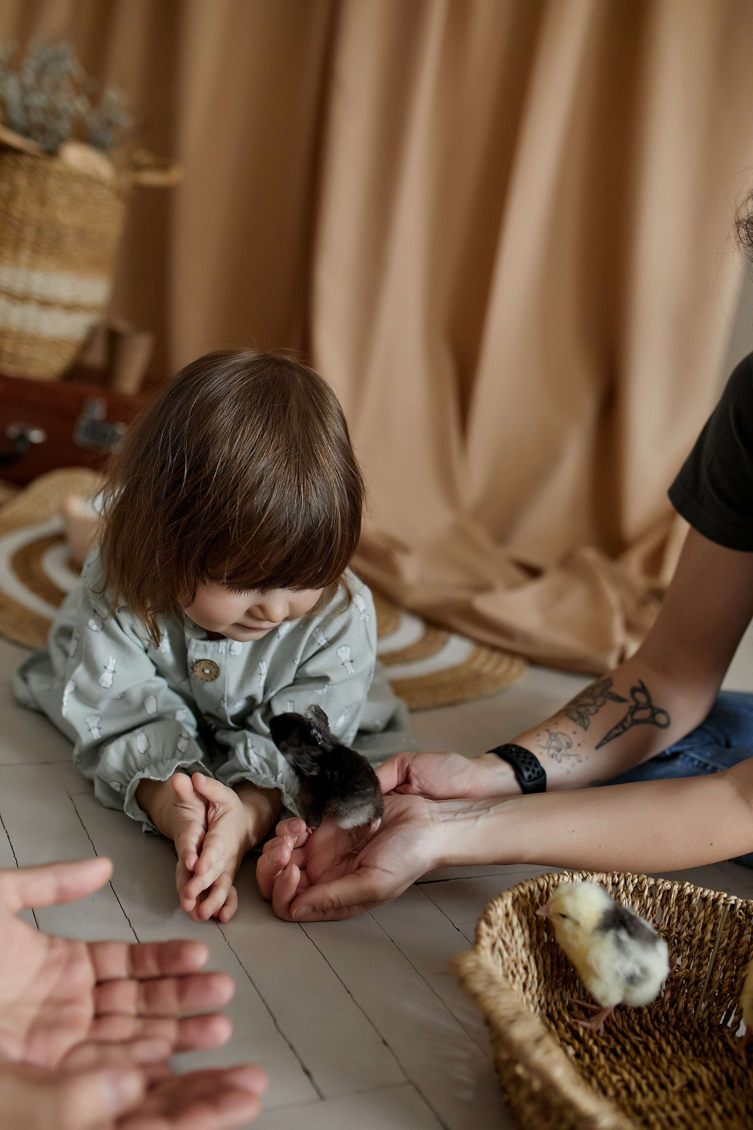 Эля, Саша, Василиса и цыплята. Свадебный и семейный фотограф в Иркутске Яна Лиа