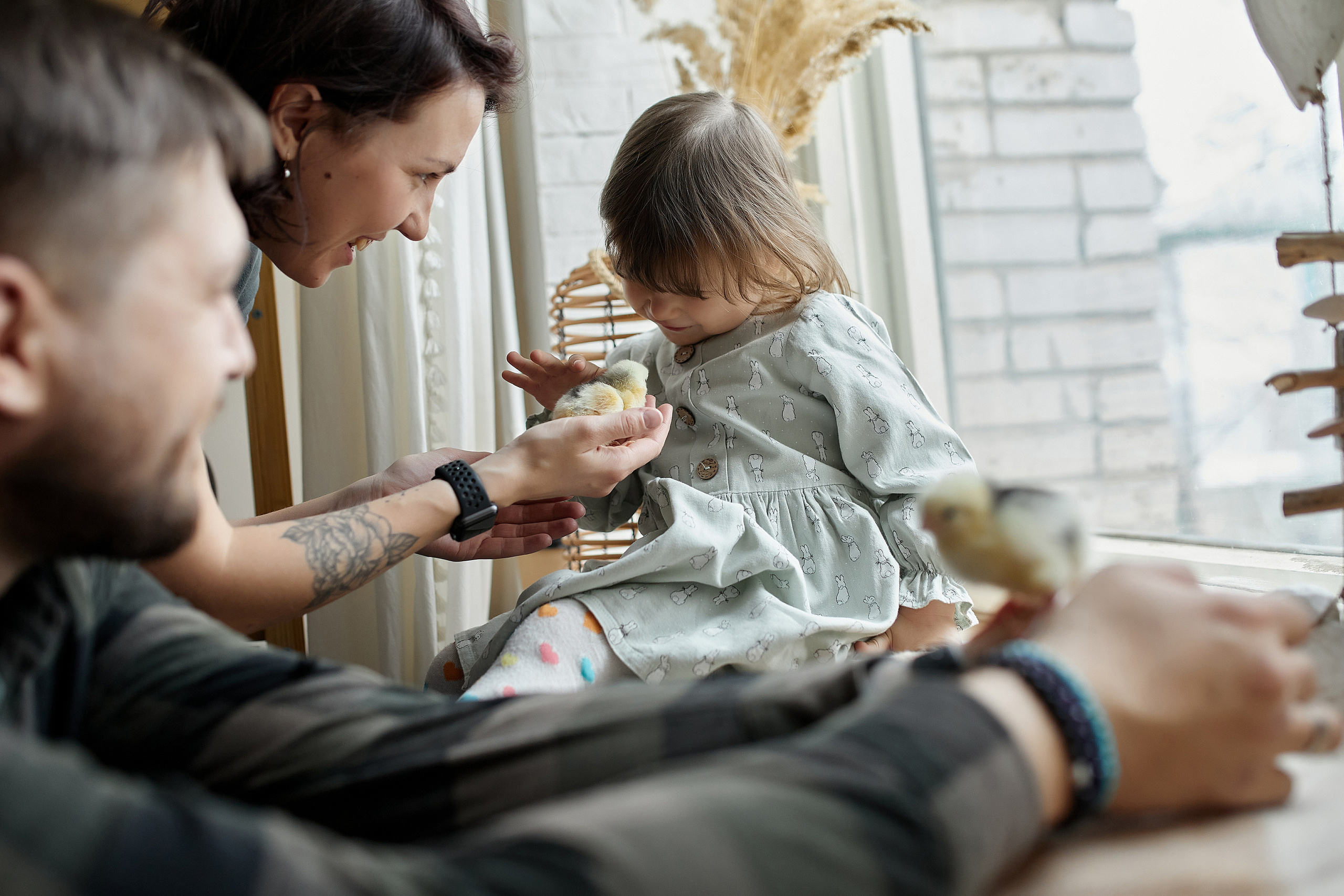 Эля, Саша, Василиса и цыплята. Свадебный и семейный фотограф в Иркутске Яна Лиа
