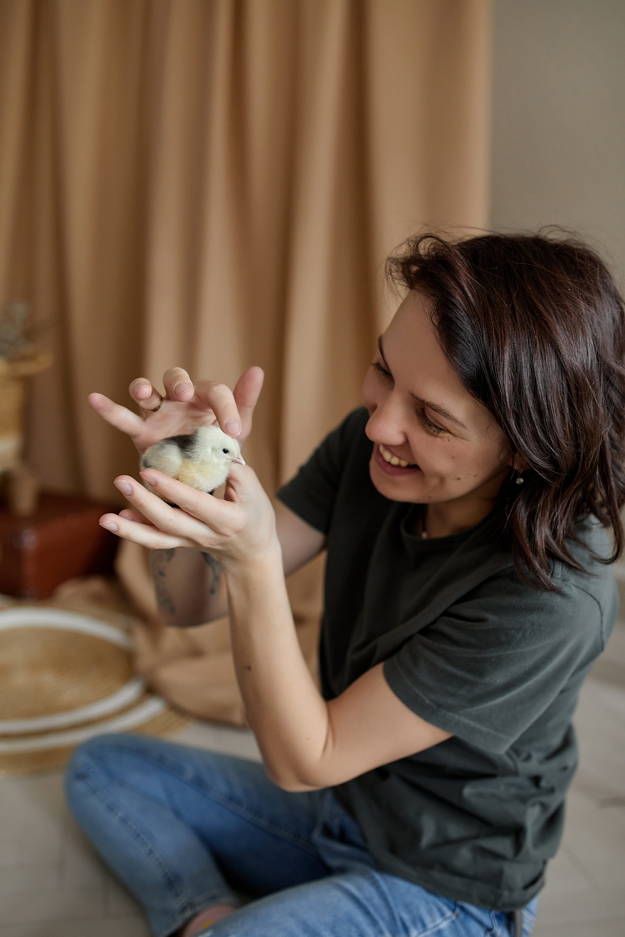 Эля, Саша, Василиса и цыплята. Свадебный и семейный фотограф в Иркутске Яна Лиа