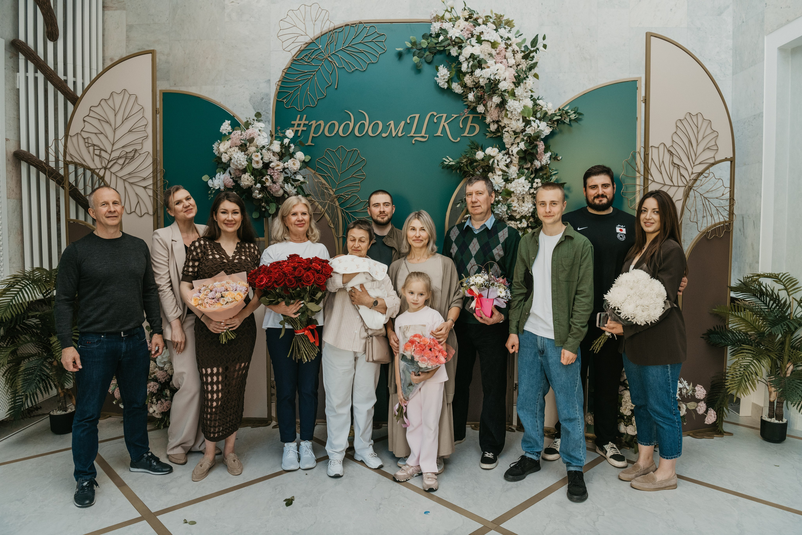 Выписка Евы в ЦКБ. Фотограф на выписку из роддома в Москве и МО