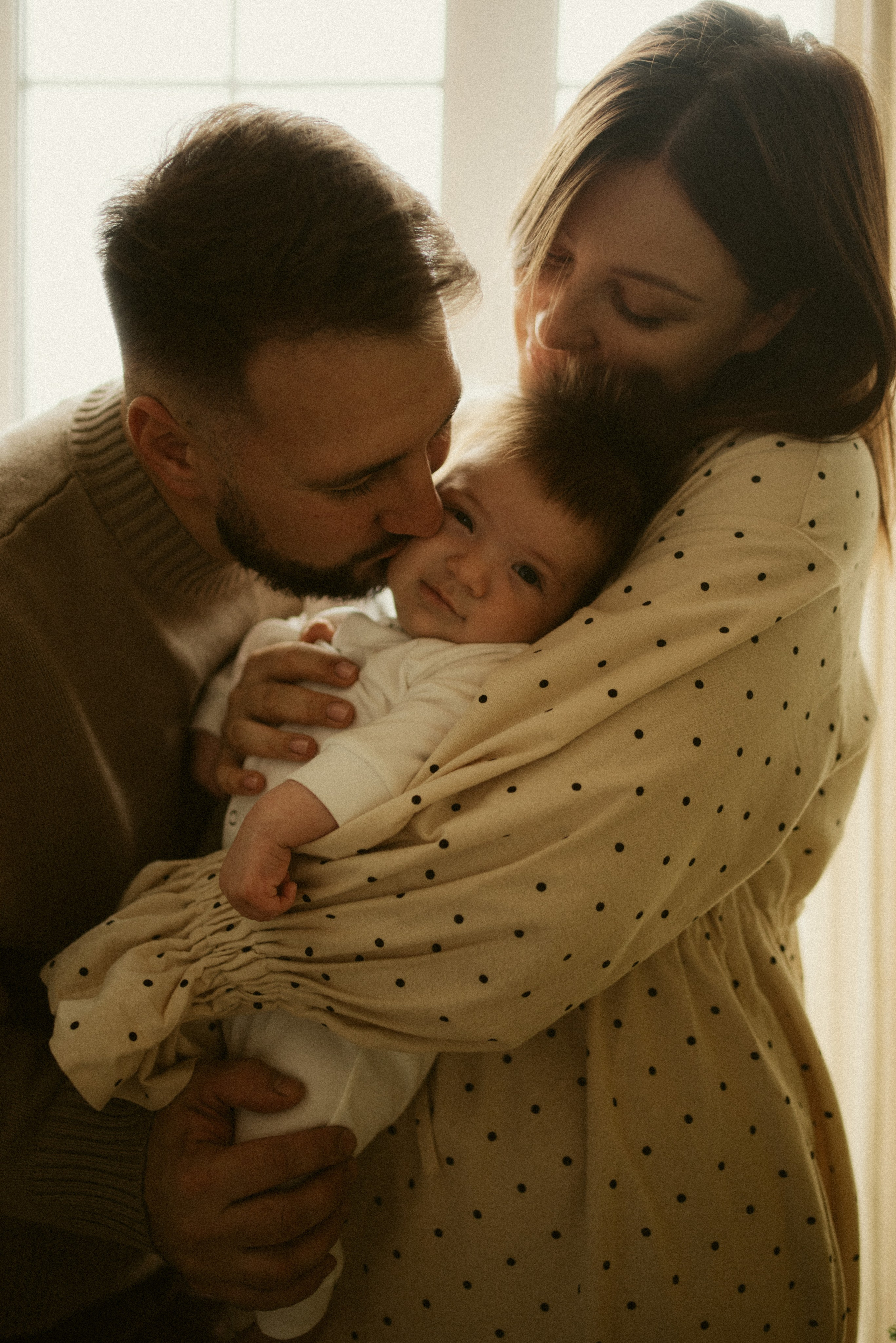 Семейная новогодняя фотосессия дома. Семейный фотограф в Краснодаре