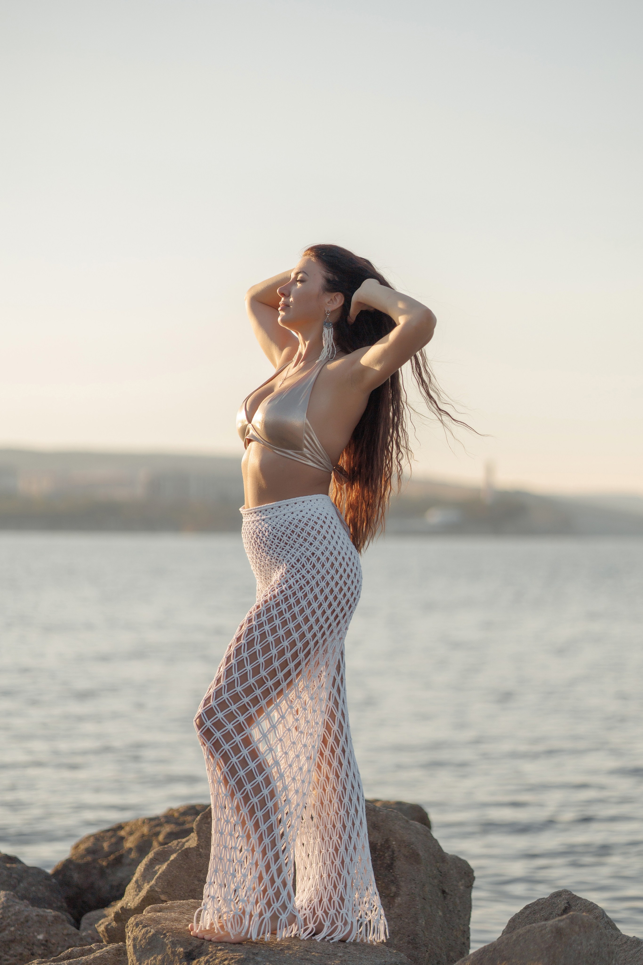 Рассвет на Тонком мысу. Семейный и портретный фотограф в Геленджике Любовь Бодрова