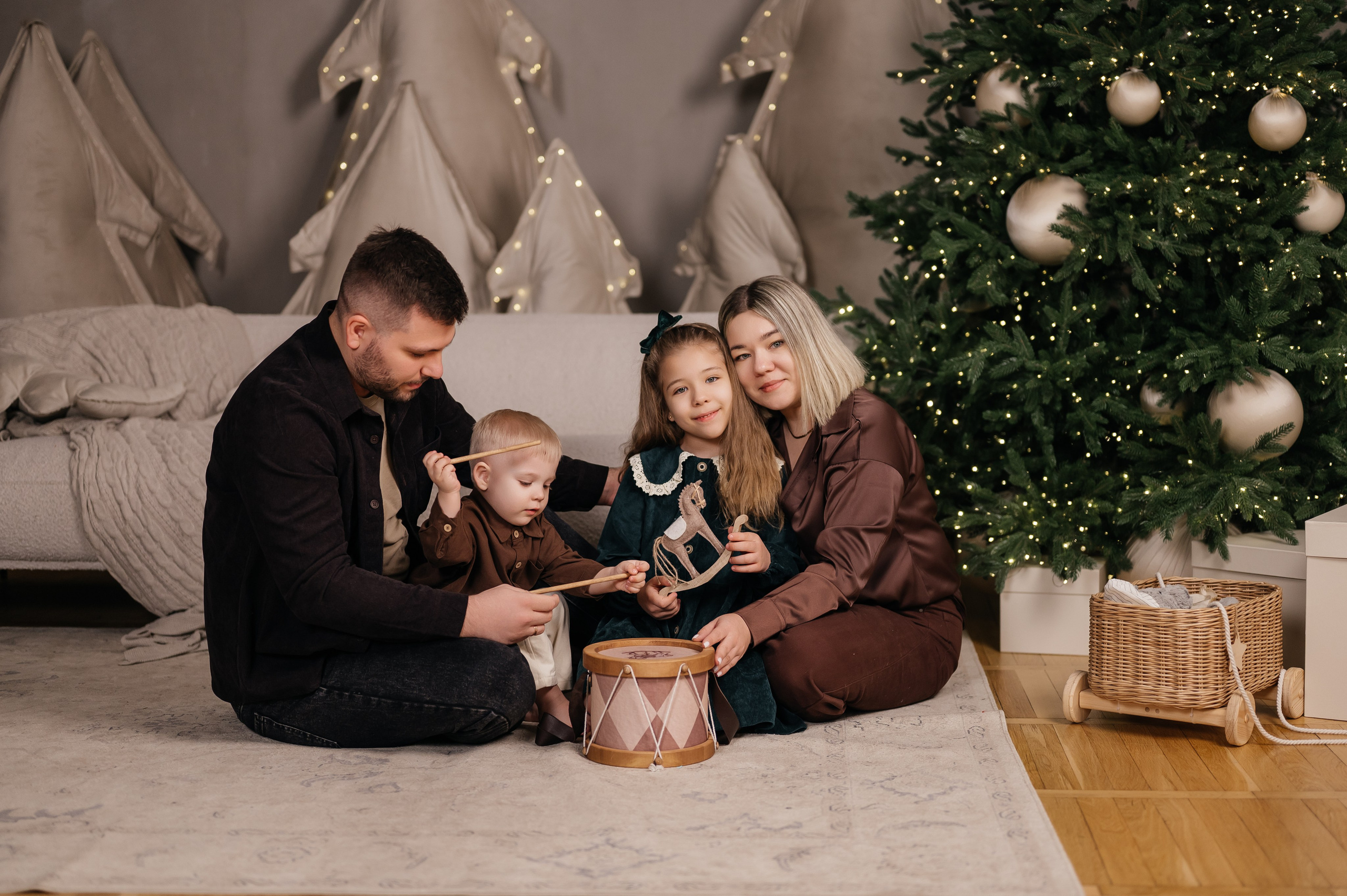 Новогодняя фотосессия. Свадебный и семейный фотограф в Краснодаре Алина Мельник