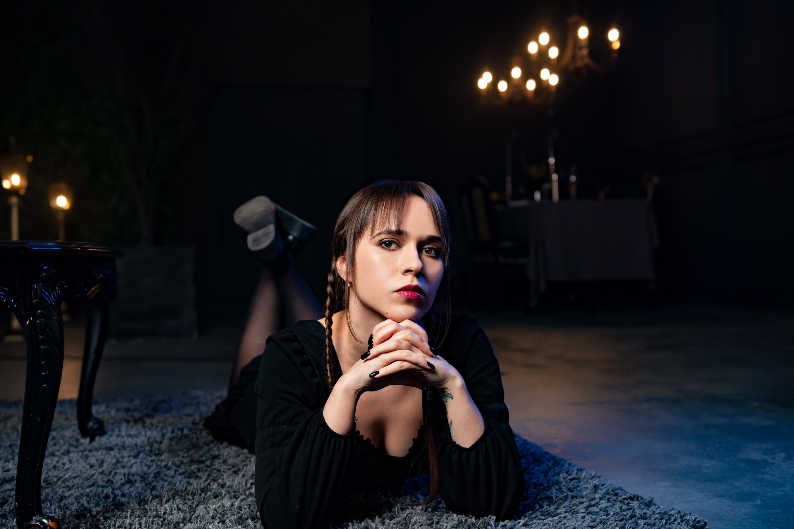 Фотосессия wednesday в студии Photohub зал Карбон