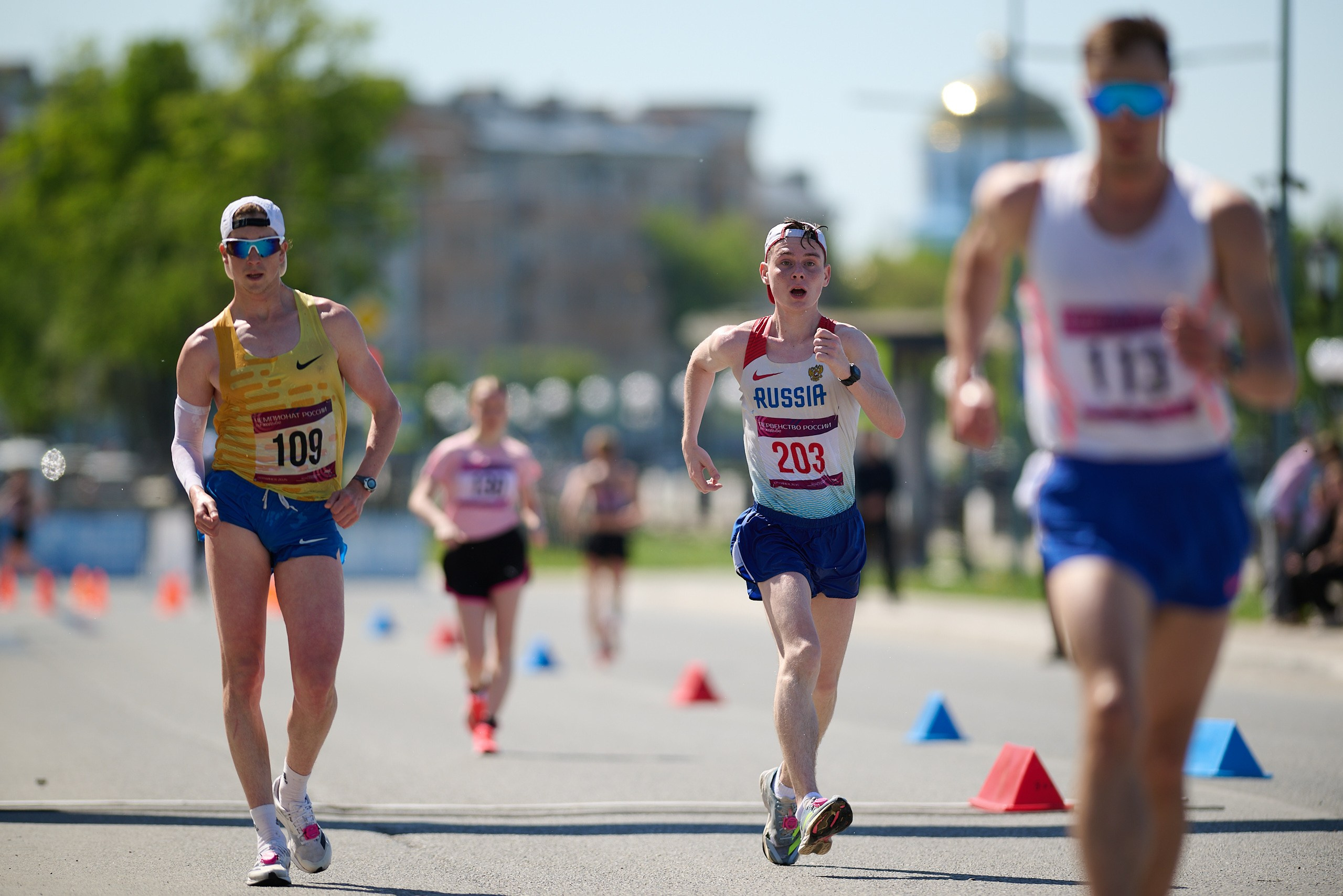 Чемпионат России по спортивной ходьбе 2025. Спортивный репортажный фотограф в Ижевске Сергей Мерзляков