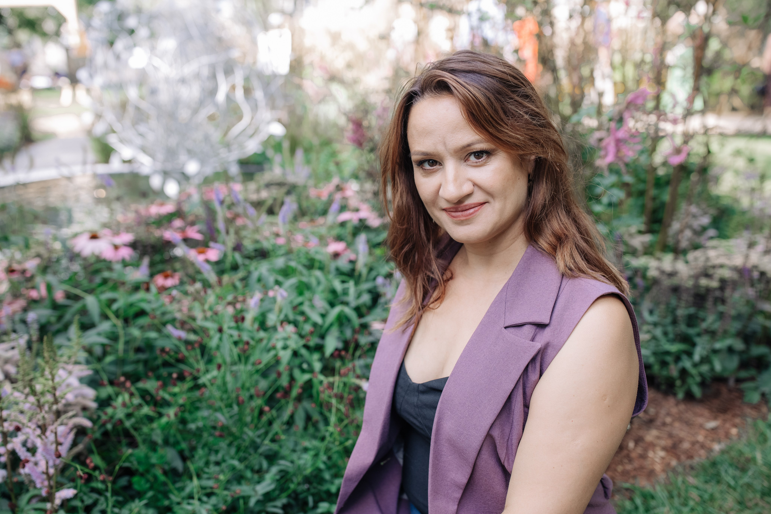 Ландшафтный дизайнер Ирина Пугачева на выставке Сады и Люди 2023. Фотограф — Евгений Свистков