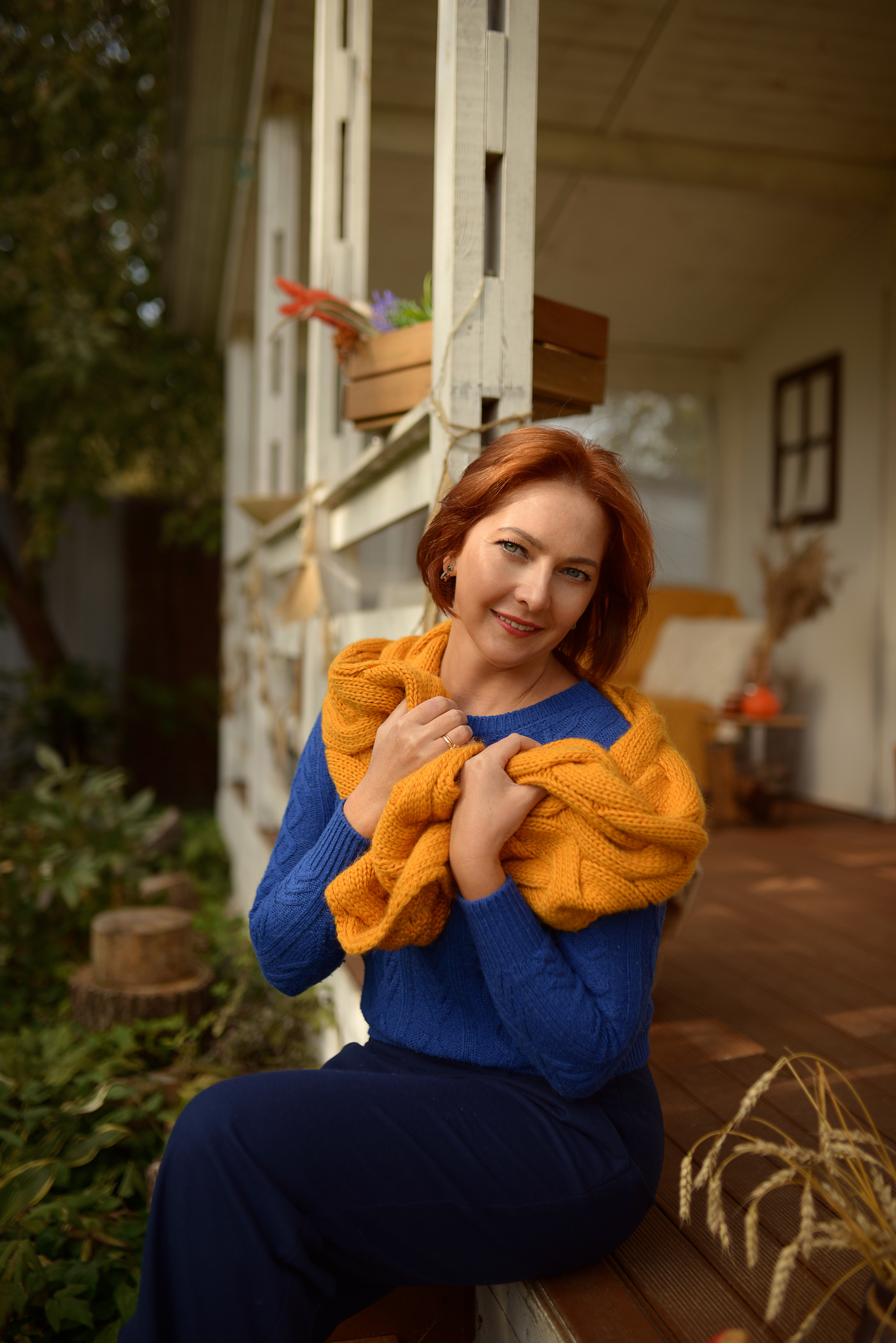 На даче. Фотограф Альбина Вакунова