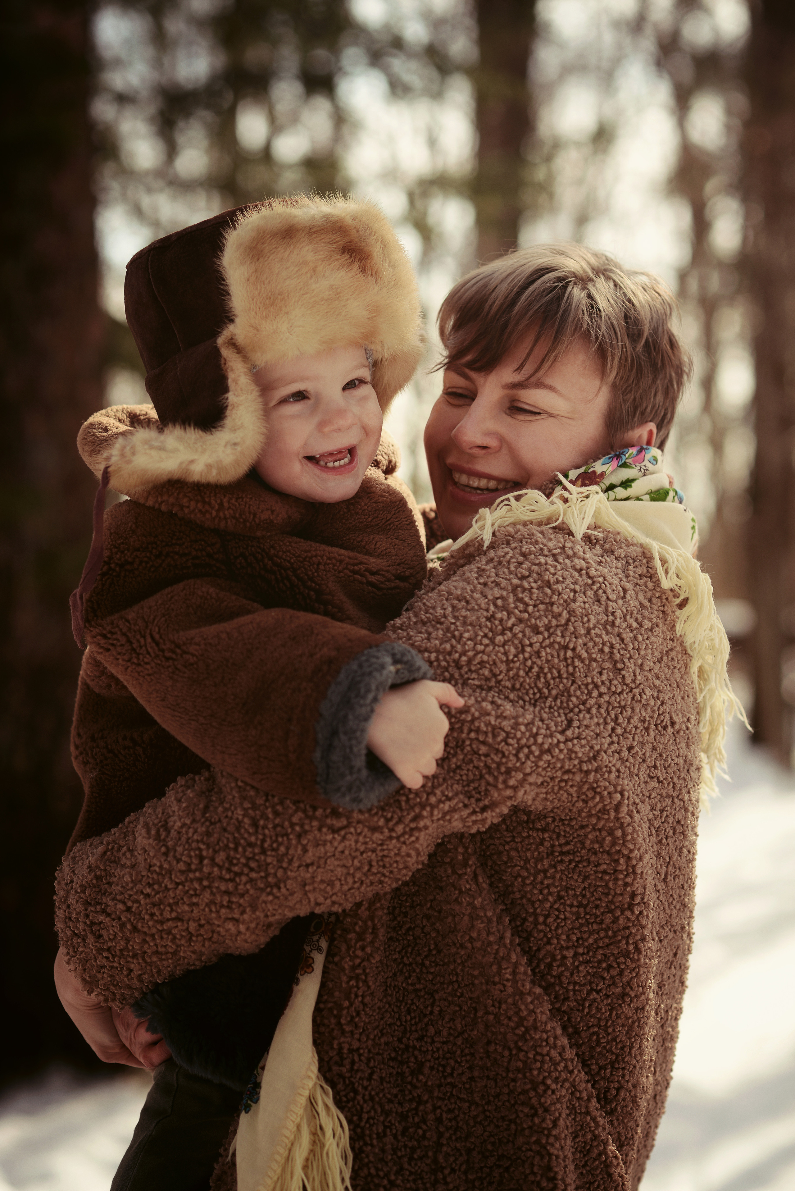 Зима в стиле ретро. Фотограф Альбина Вакунова