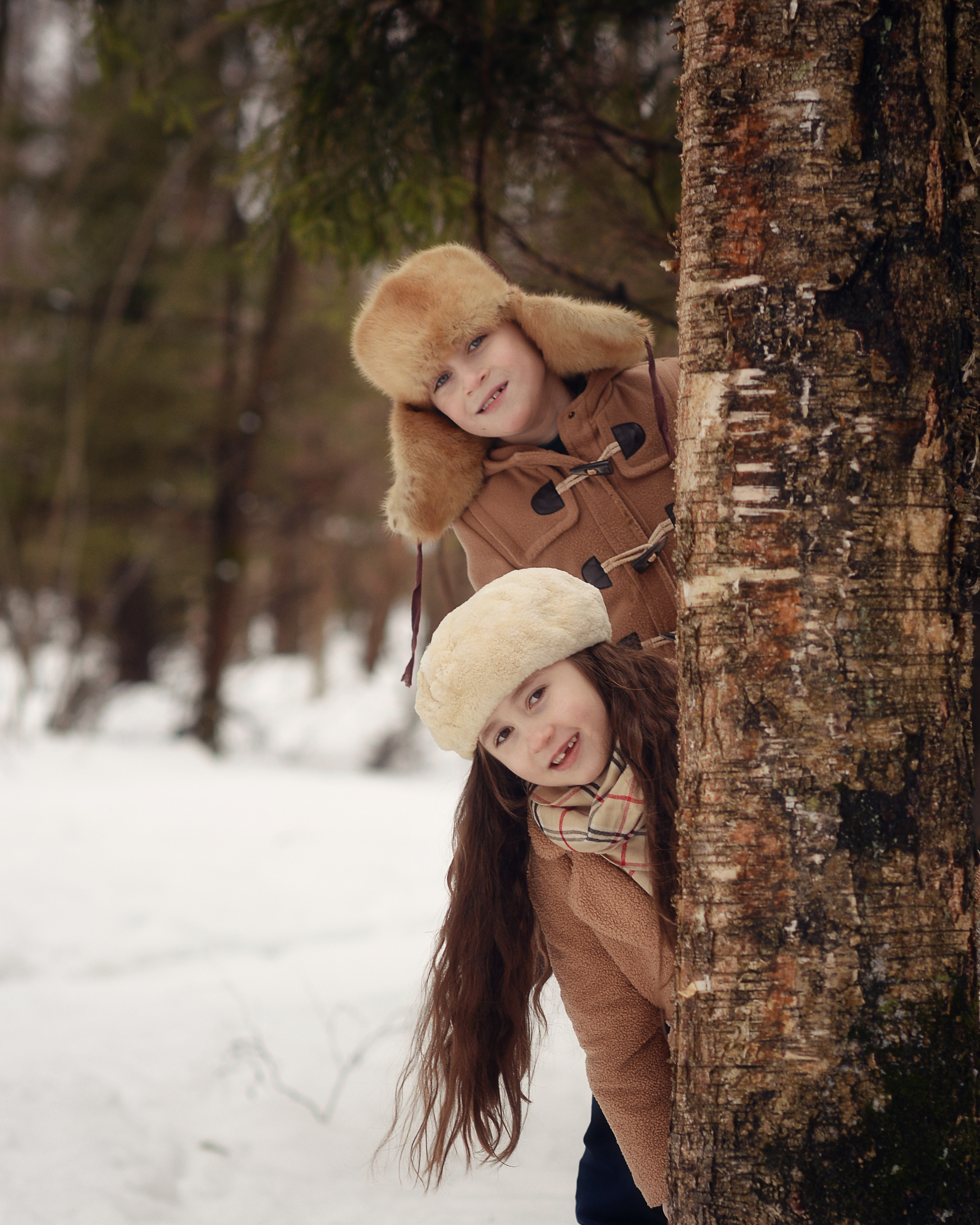 Зима в стиле ретро. Фотограф Альбина Вакунова