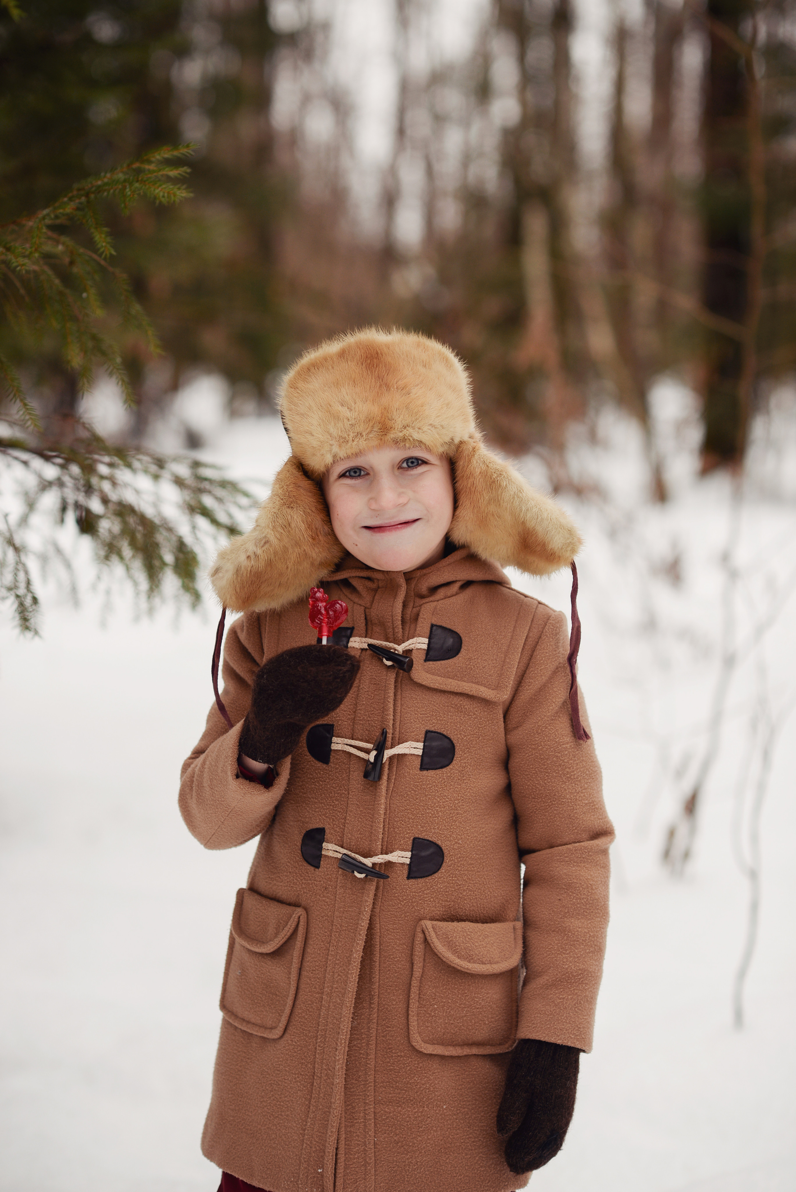 Зима в стиле ретро. Фотограф Альбина Вакунова