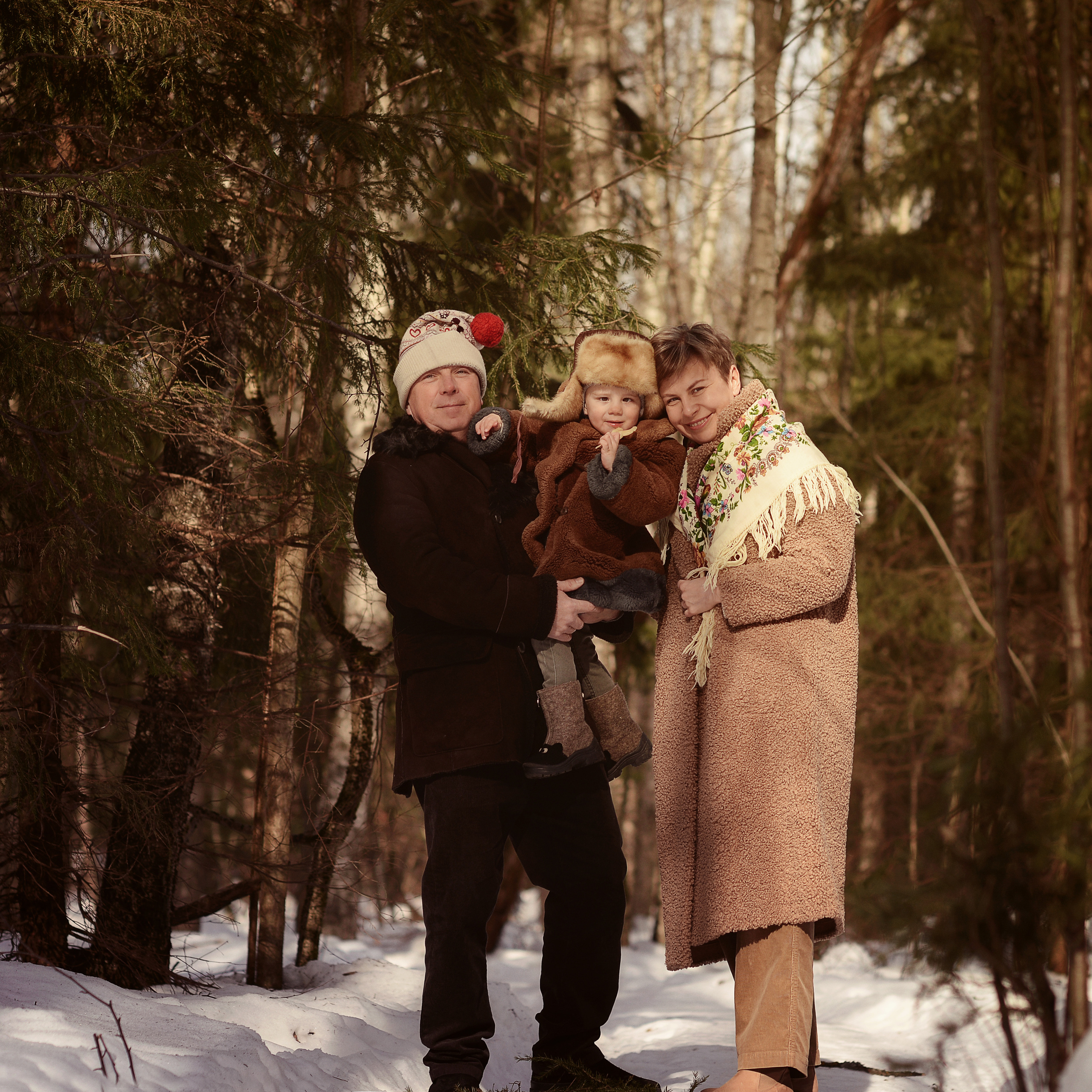 Зима в стиле ретро. Фотограф Альбина Вакунова