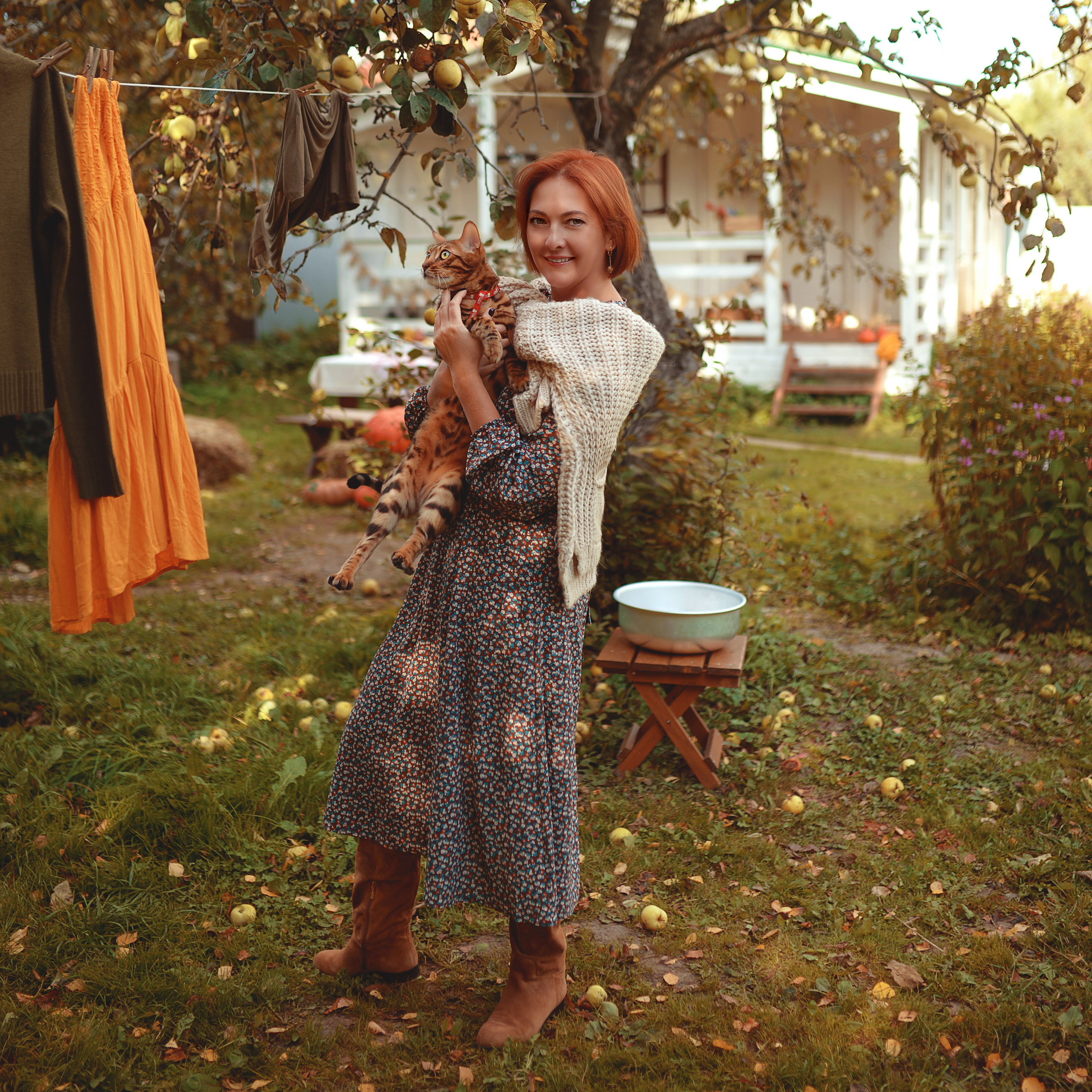 На даче. Фотограф Альбина Вакунова