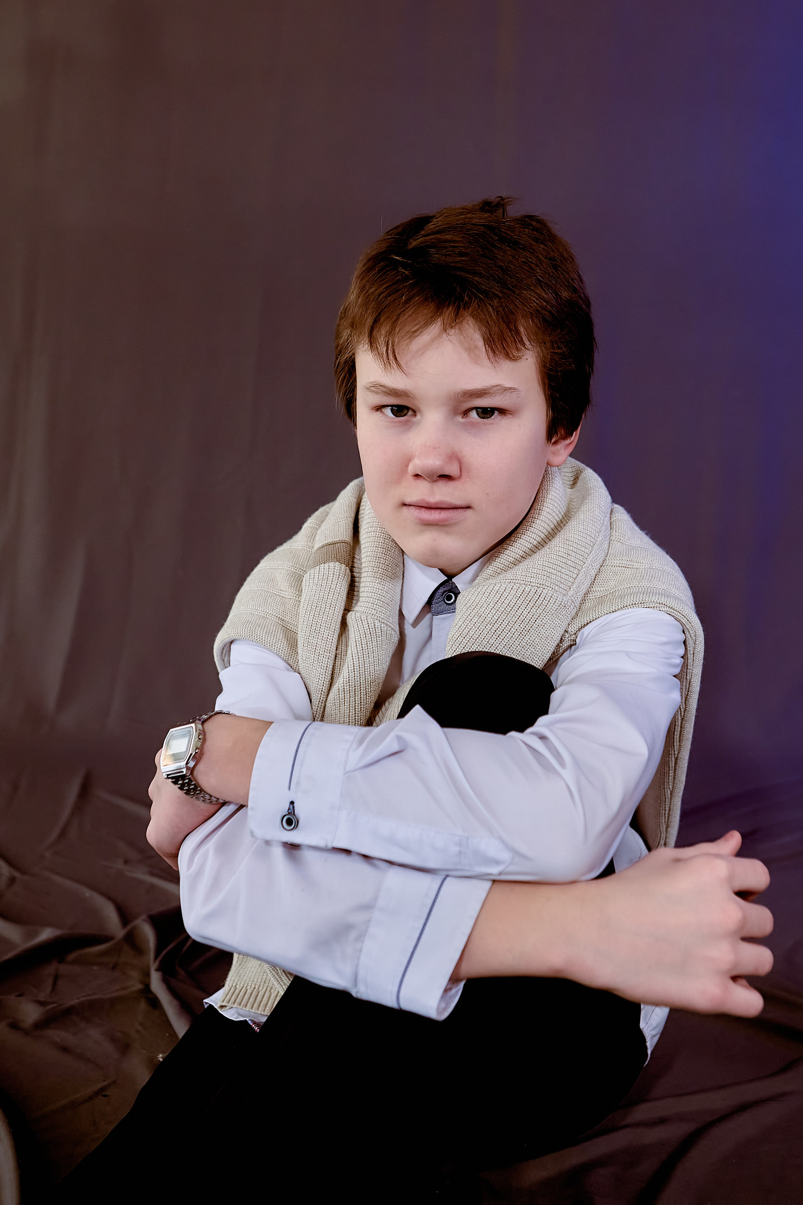 Школьная фотосессия учеников 6 класса