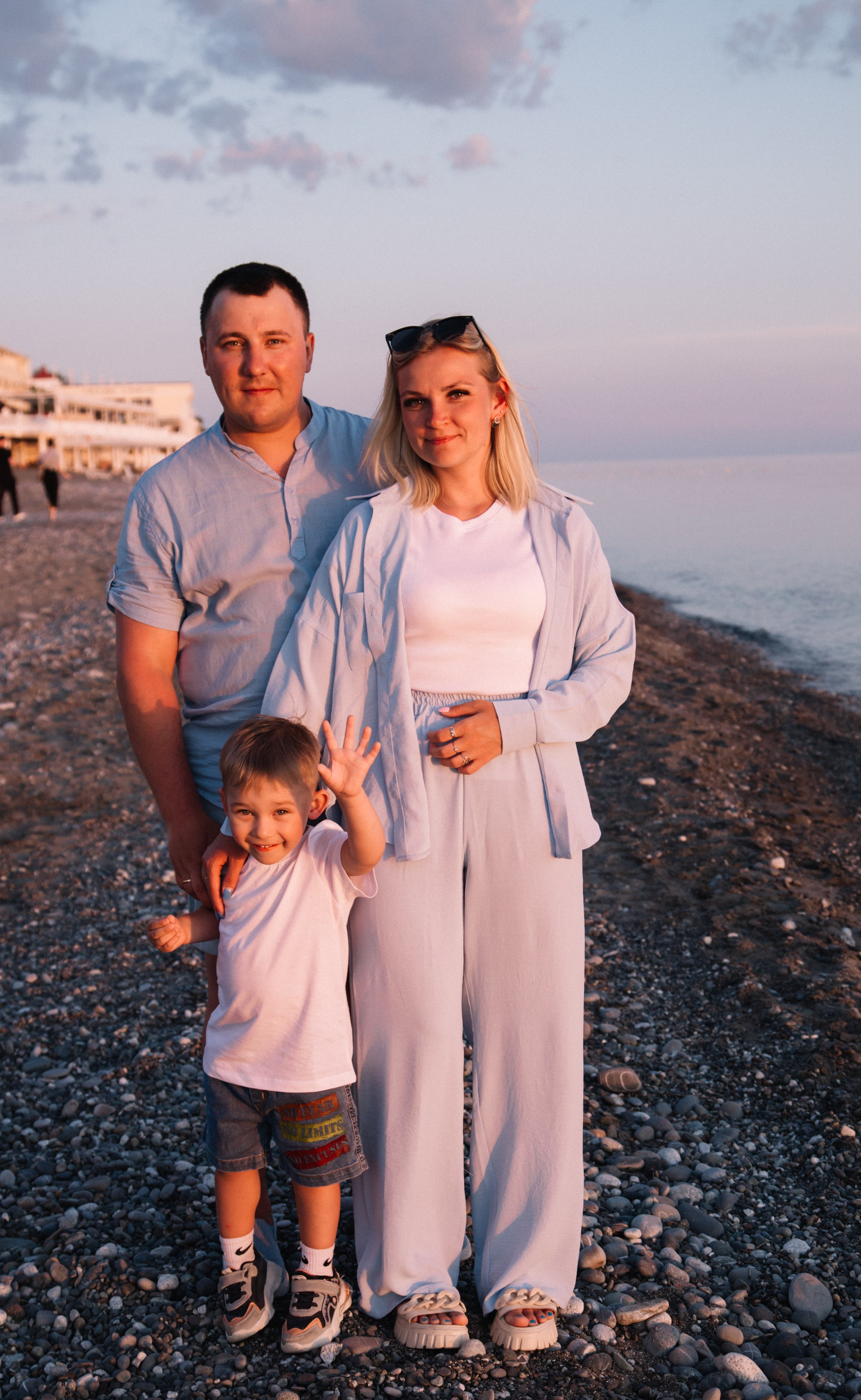 Закатная прогулка у моря. Семейный фотограф в Сочи, Лоо, Дагомысе, Вардане Кучумова Олеся