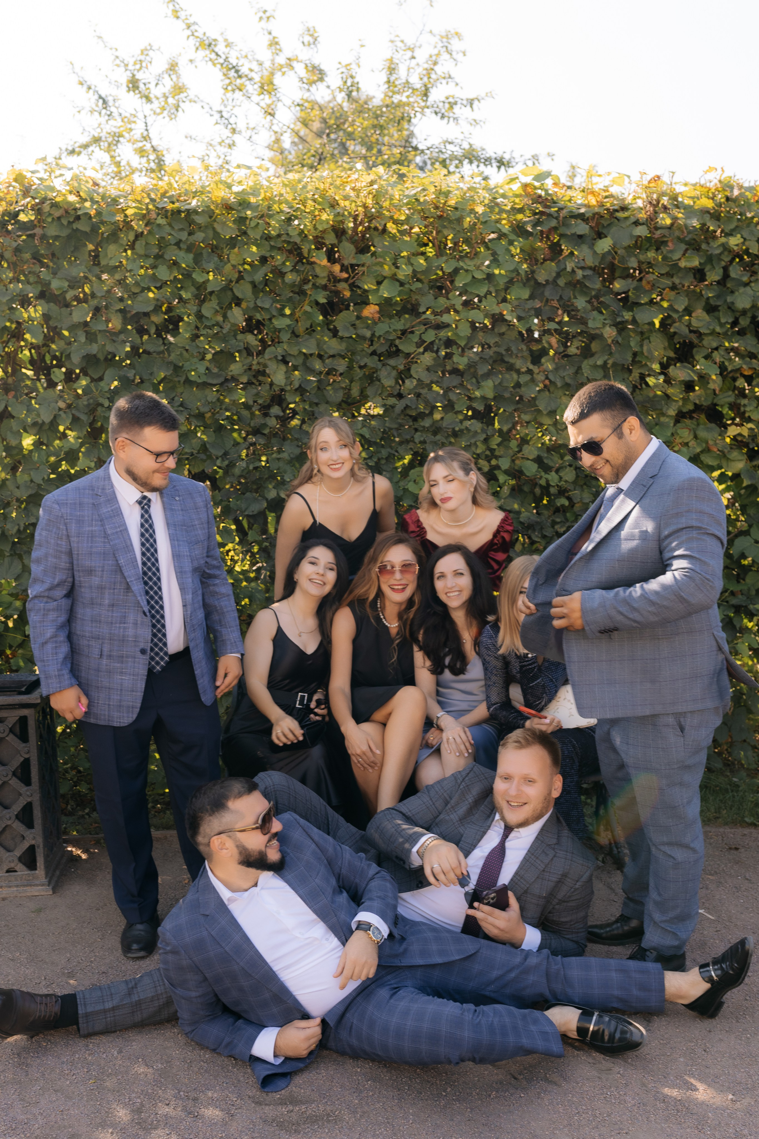 Свадебная фотосессия в Москве, парк Кусково. Свадебный фотограф в Москве Анна Полушина