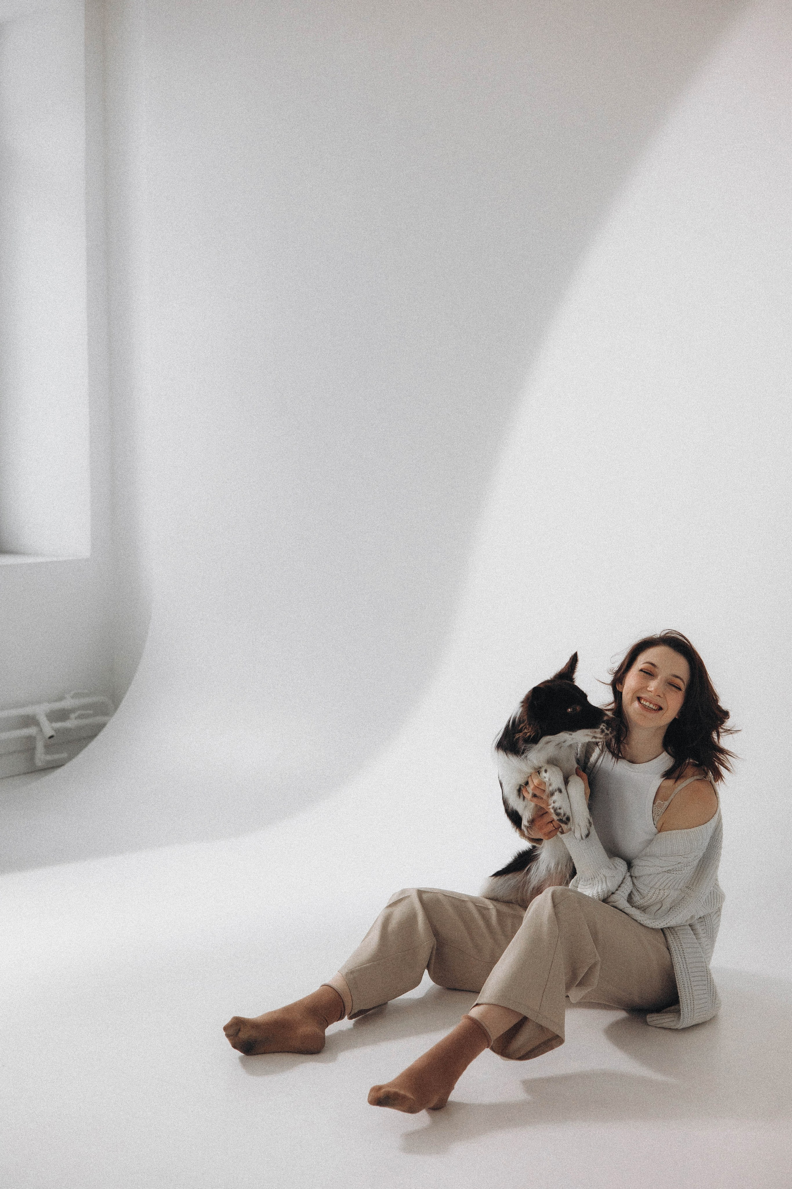 Алена и Гвендолин. Фотограф-анималист Богданова Полина