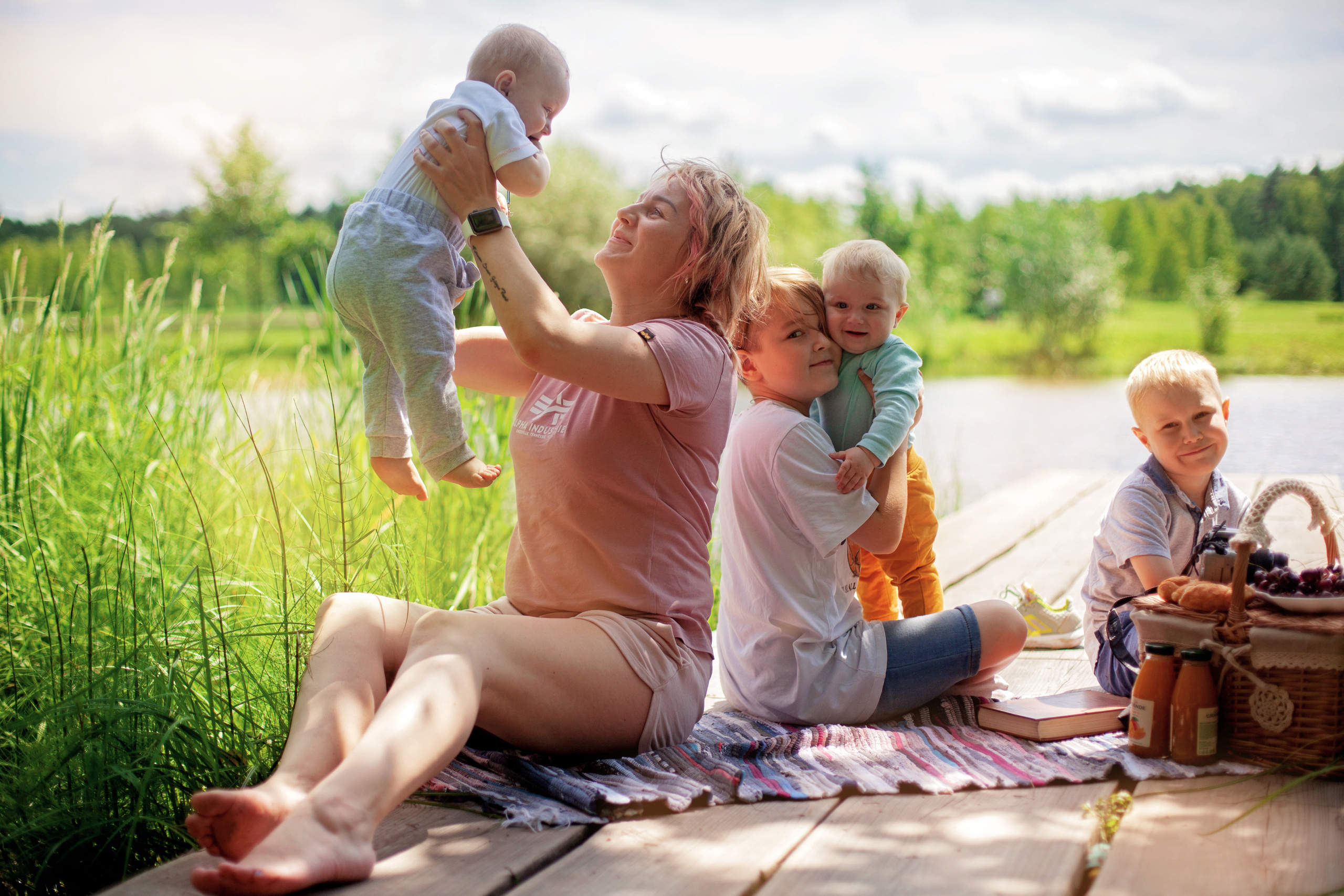 Семейная фотосессия Оксаны и ёё мальчишек. Детский и семейный фотограф в Москве Левандовская Анастасия
