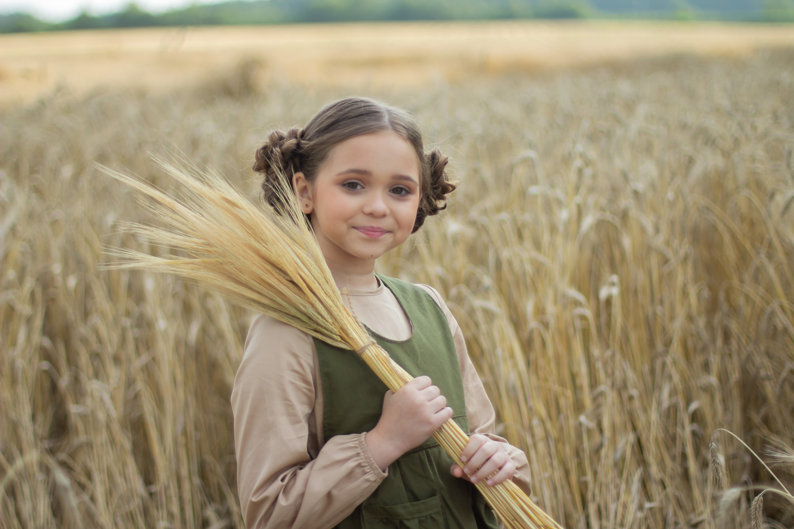 Фотосессия в пшеничном поле. Детский и семейный фотограф в Москве Левандовская Анастасия