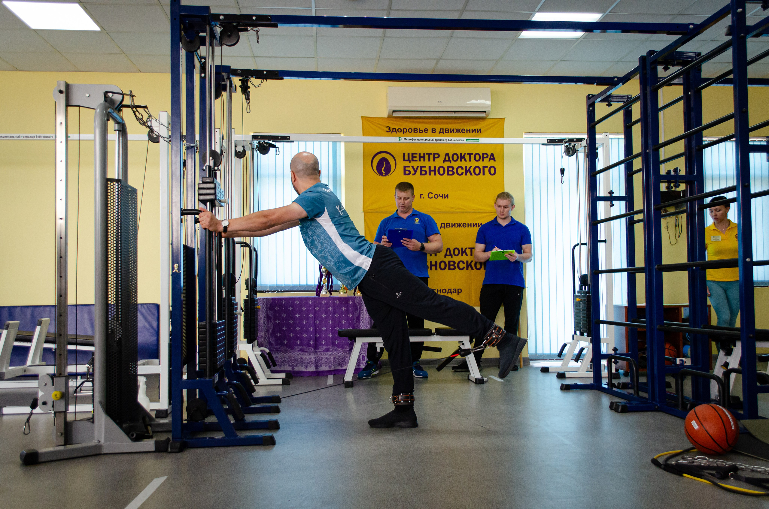 Медицинское спортивное мероприятие. Фотограф