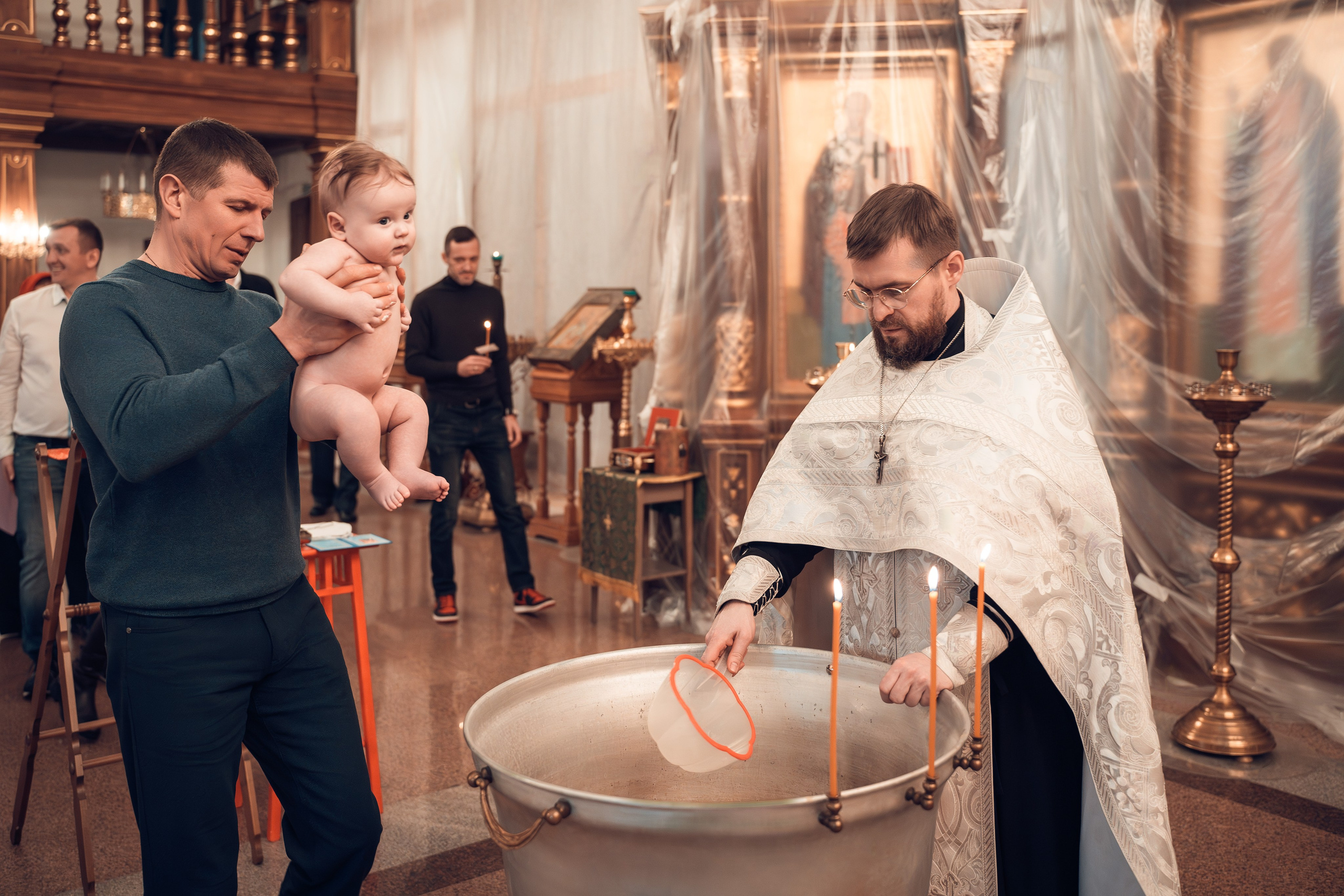 Таинство Крещения Сергея