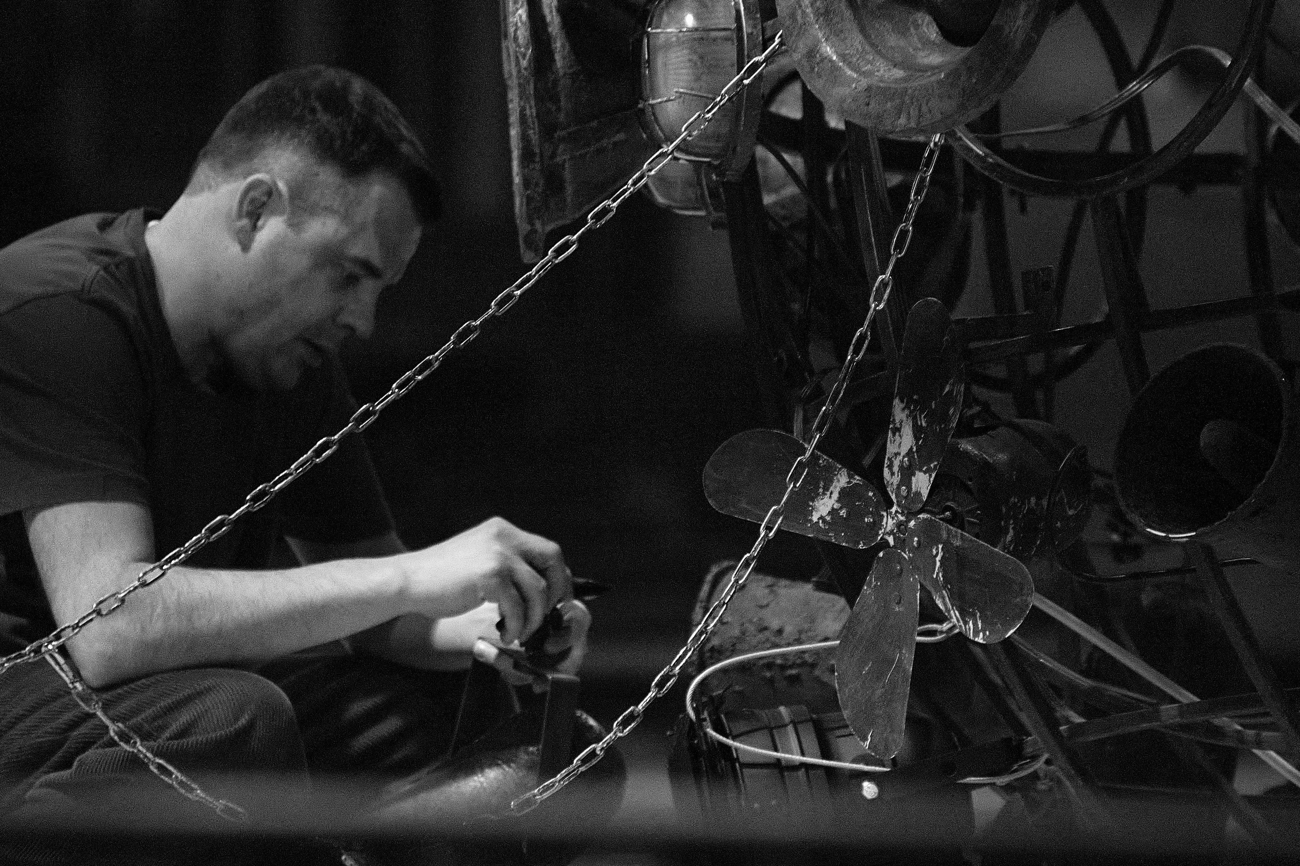 Монтаж спектакля Двойник. Фотограф Юлия Маринина