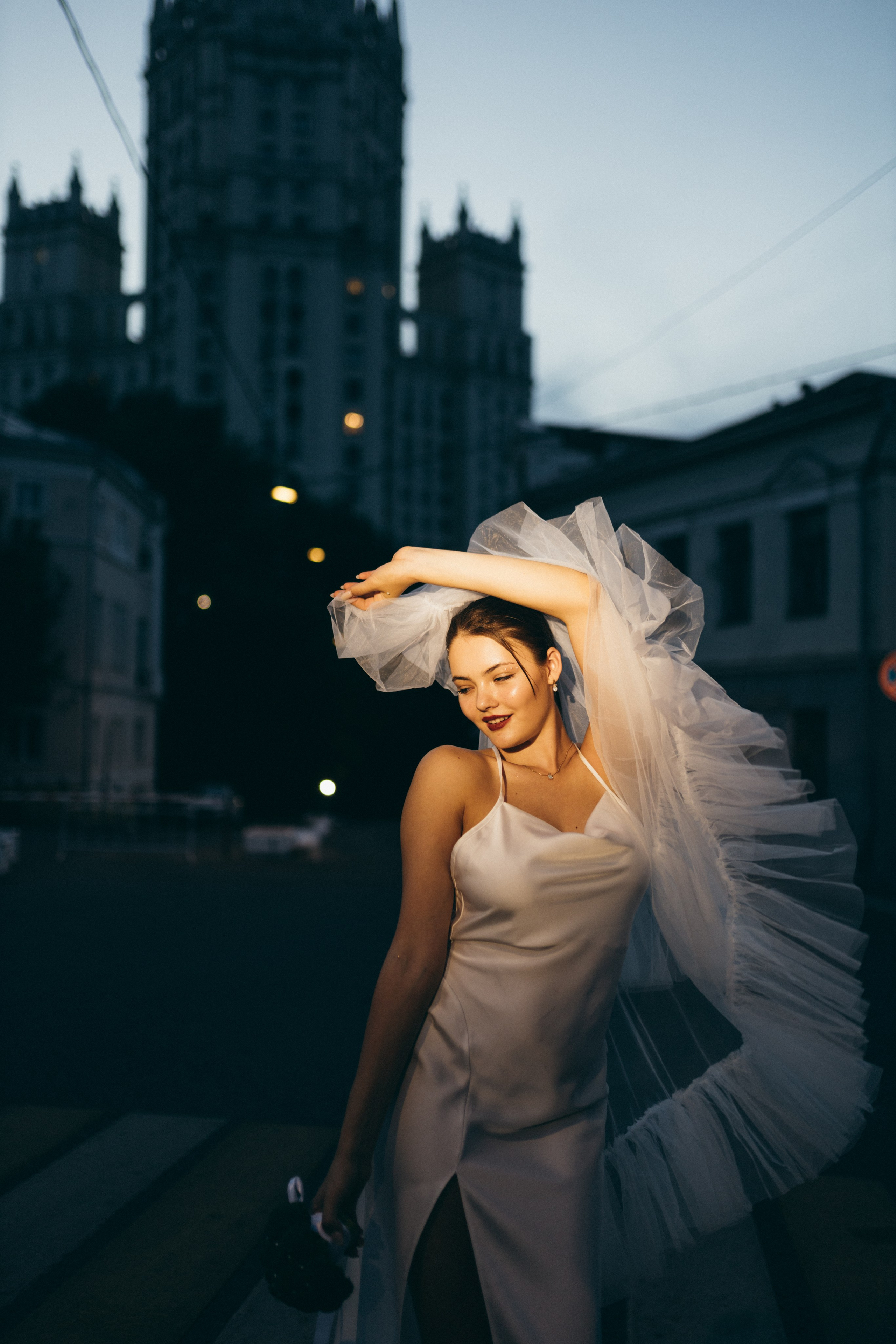 «Невеста в большом городе». Фотограф Анастасия Бачурина Москва/ Спб