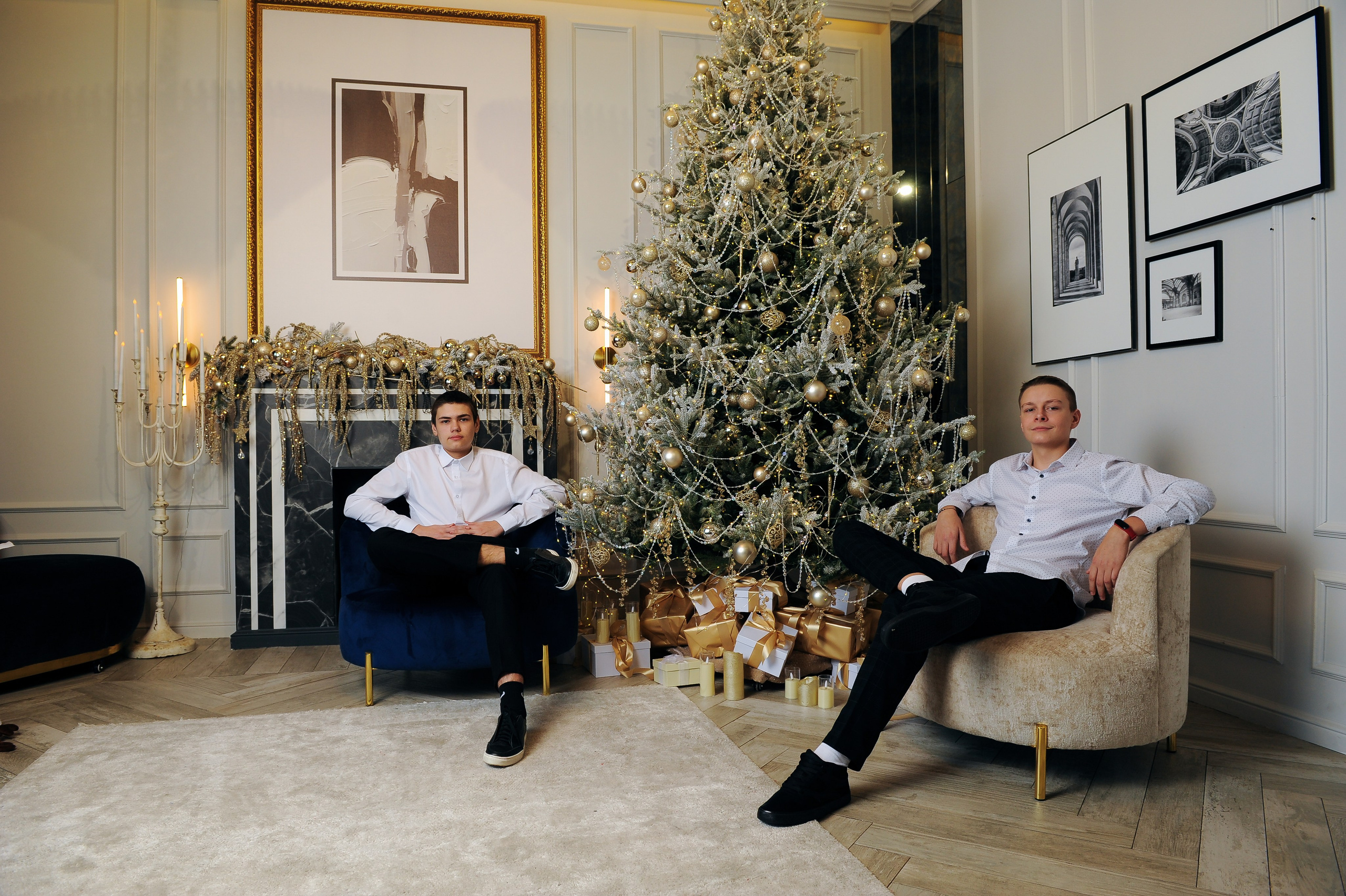 Школьная новогодняя фотосессия. Фотограф, визажист. Москва