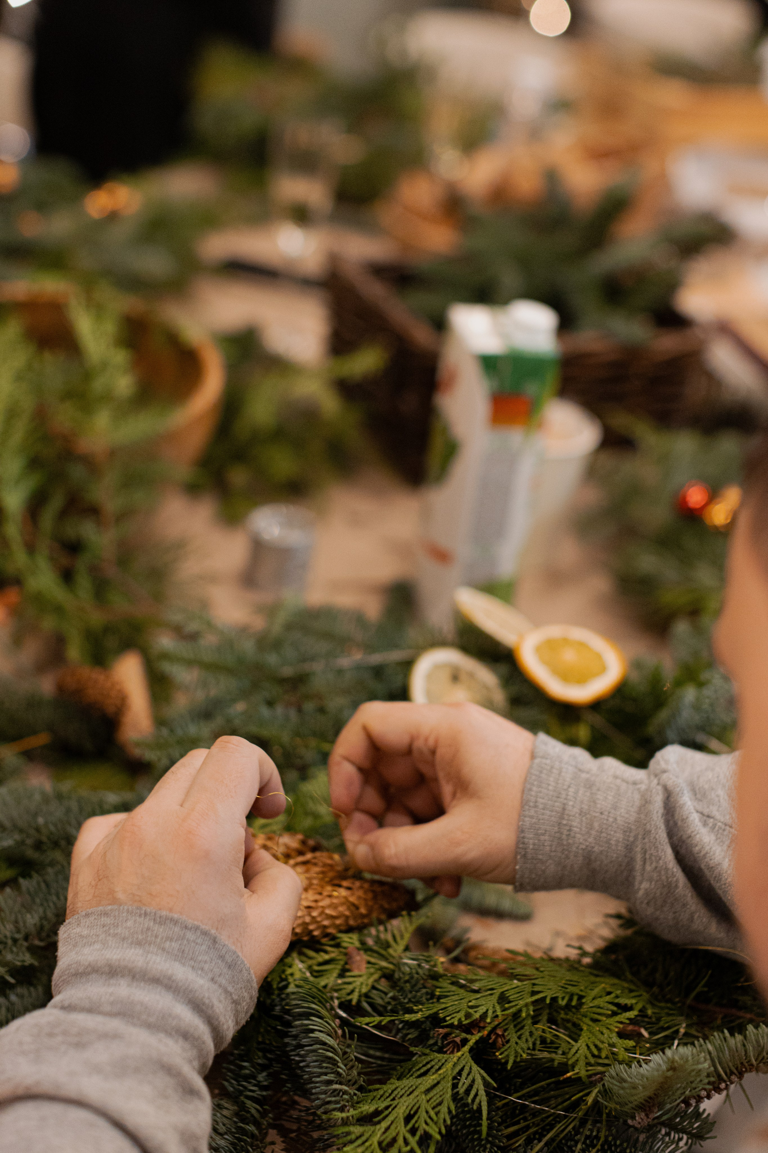 Мк свечи и венок (новогодний корпоратив). Анастасия Ракчеева Художник