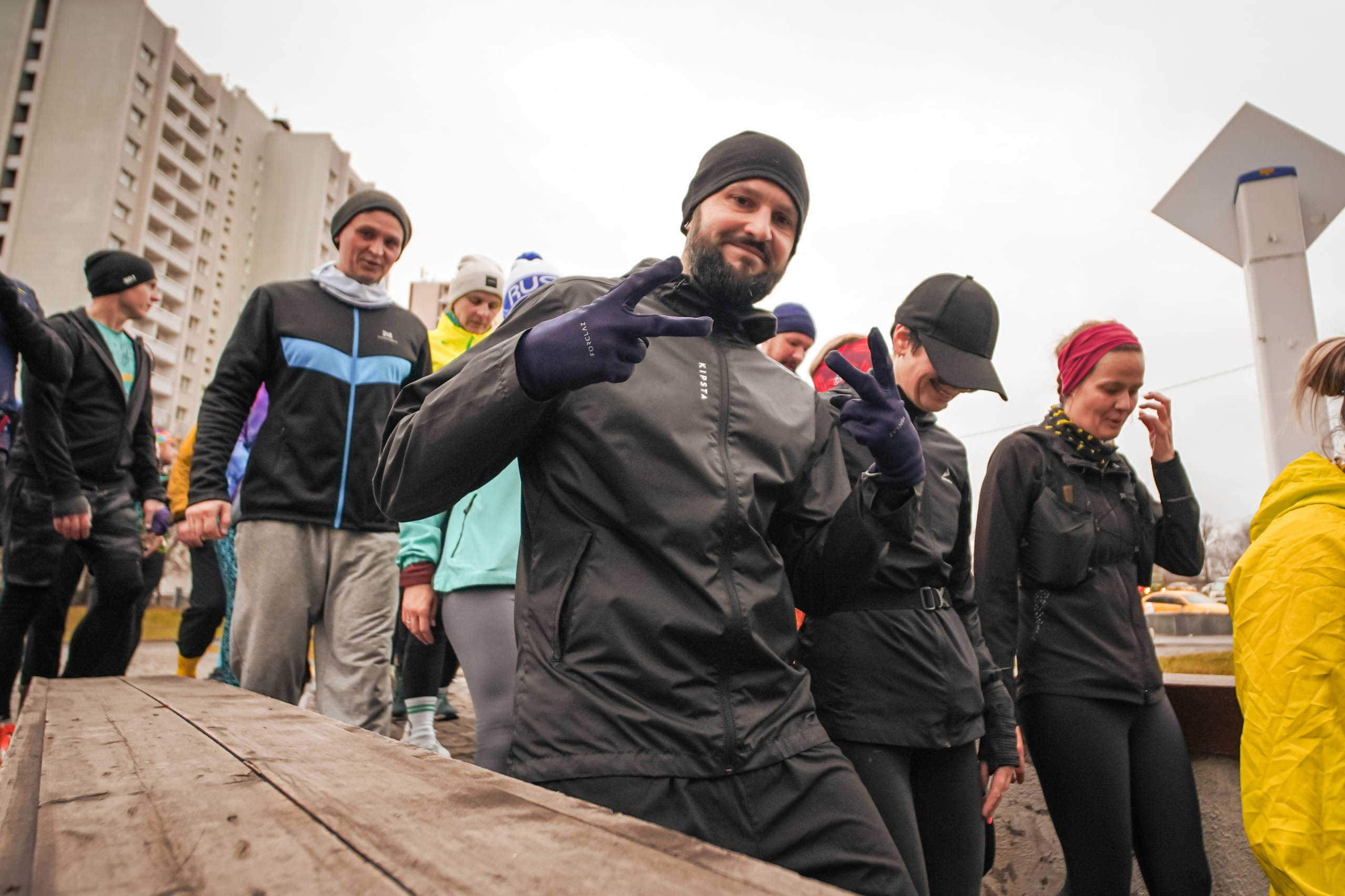 #марафонудома #яuzarun 2024 2-я петля, группа 6:30. Роман Капилюшов. Бег. Фото. Видео. г. Люберцы