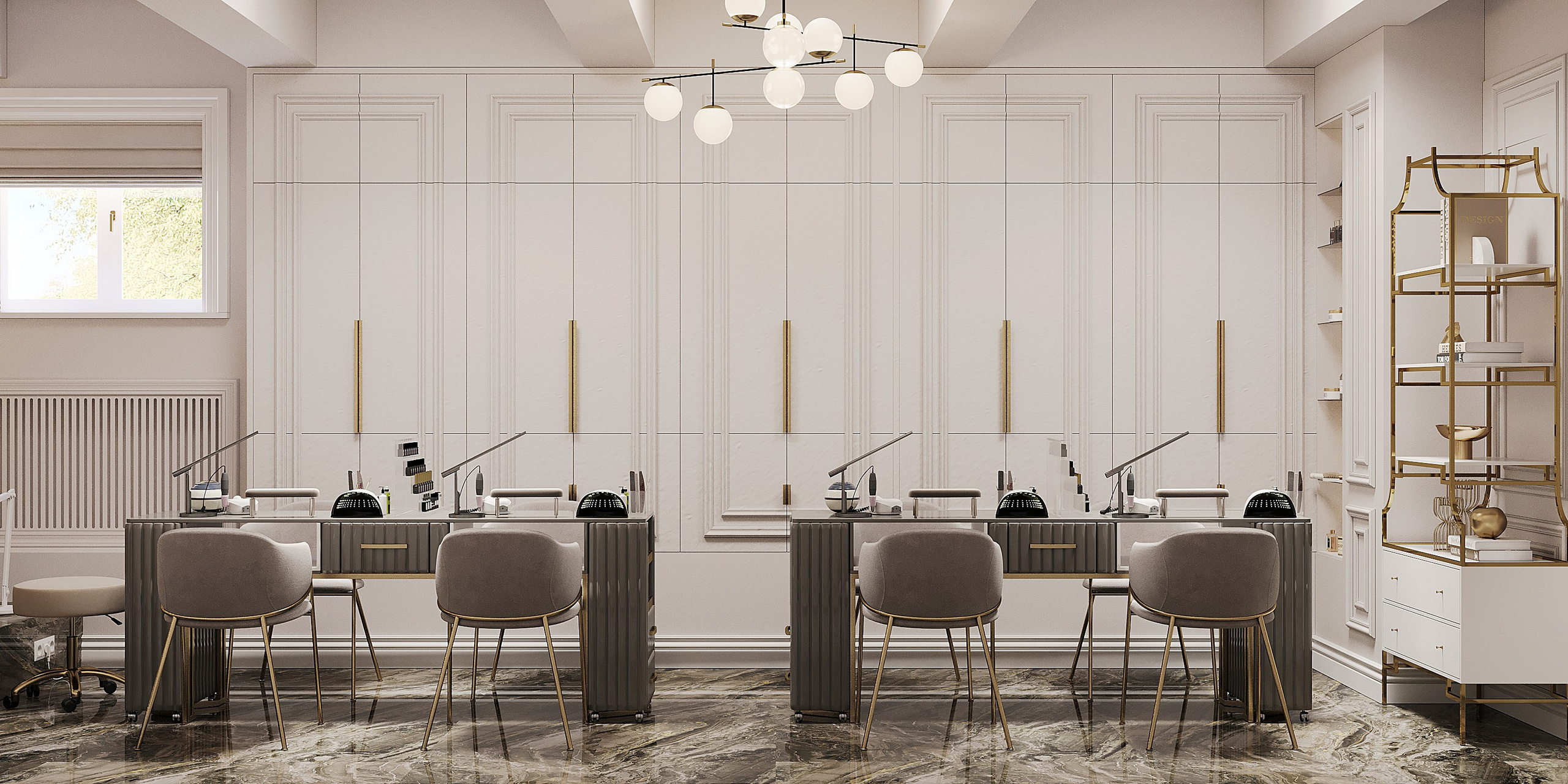 Салон красоты на Беговой. Hedonist design. Дизайн интерьера комфорт и бизнес класса. Москва и весь мир