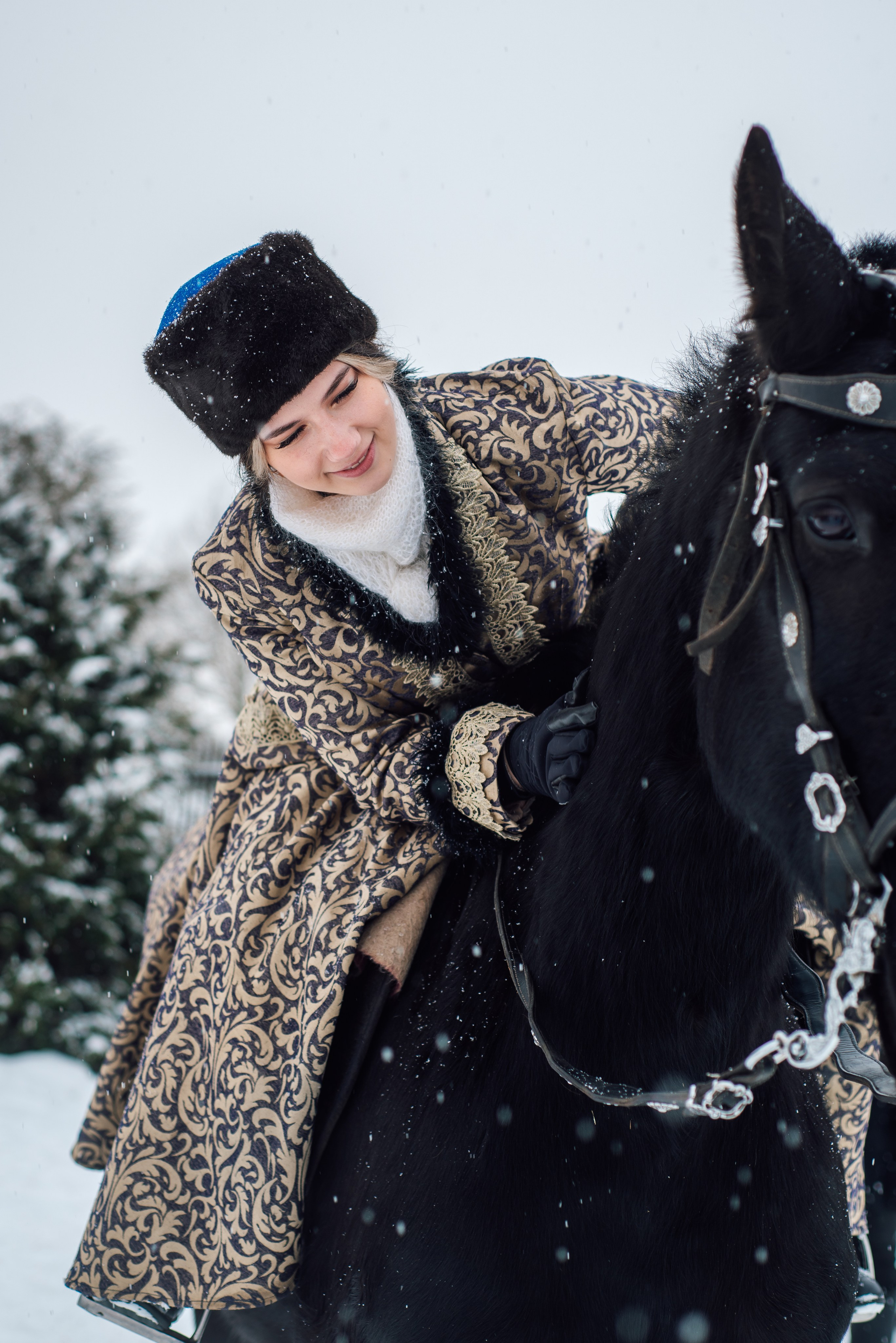 Зимняя парфорсная охота. Фотограф Диана Вальтер