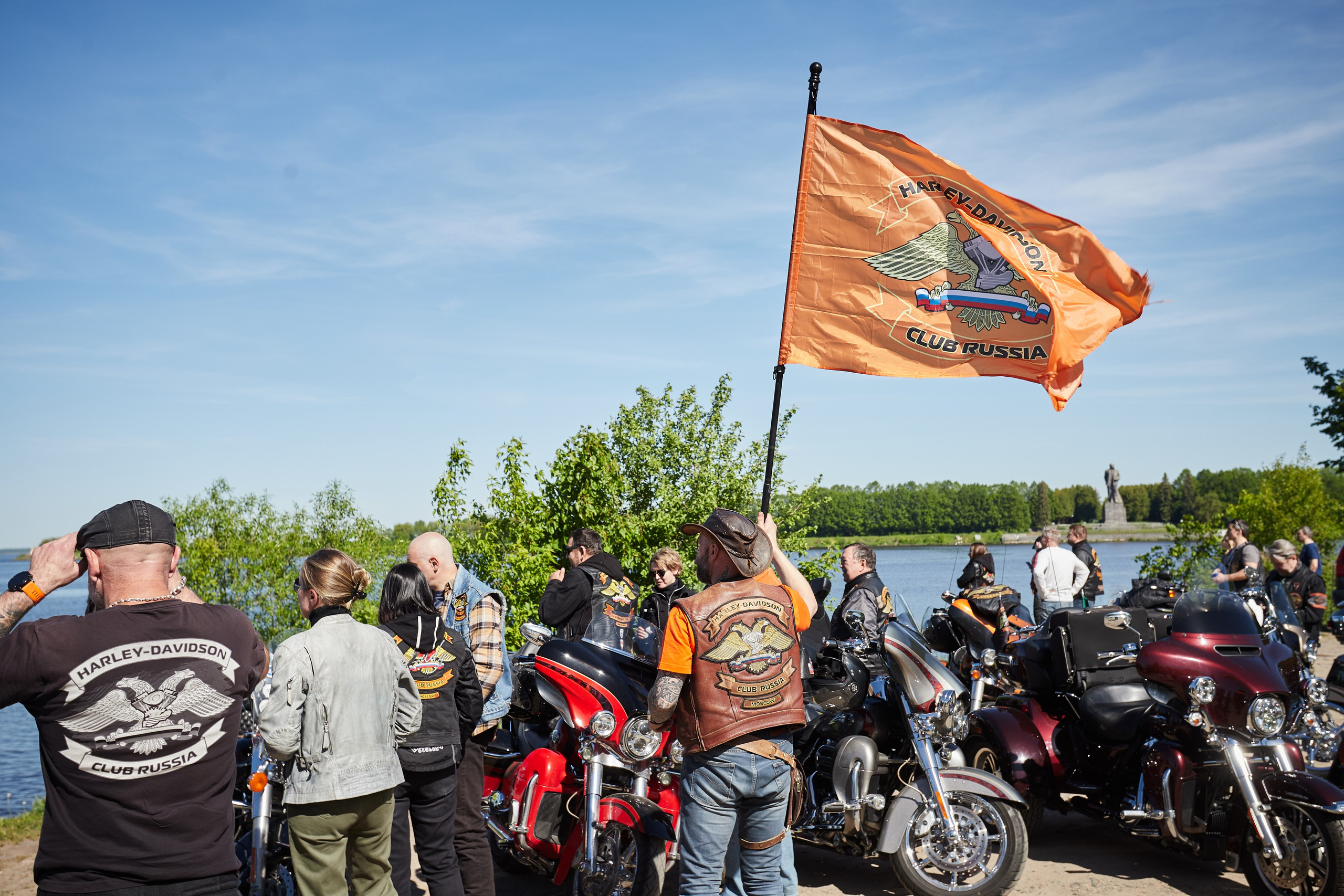 Harley Davidson Club Russia открытие мотосезона. Репортажный Фотограф