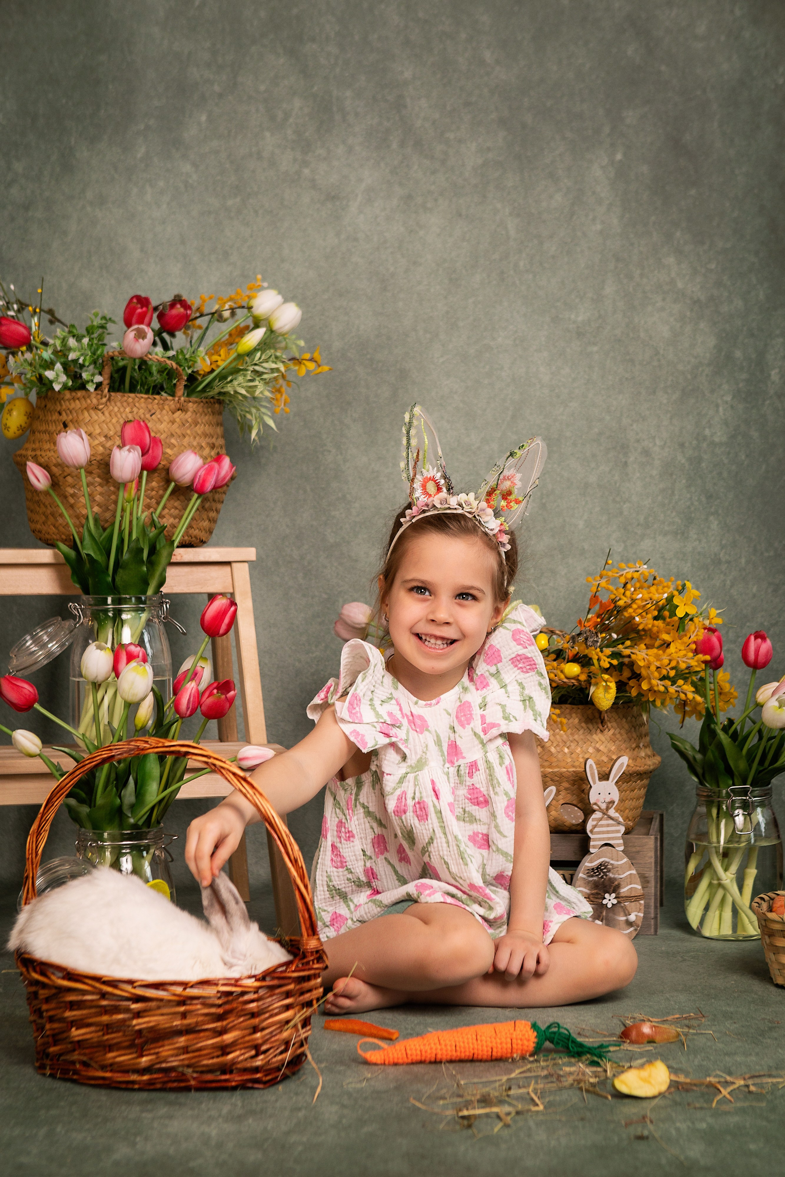Фотопроект Пасхальный с кроликами. ФОТОГРАФ НА ГОДИК, БЕРЕМЕННОСТИ, НОВОРОЖДЕННЫХ, КРЕЩЕНИЯ МОСКВА