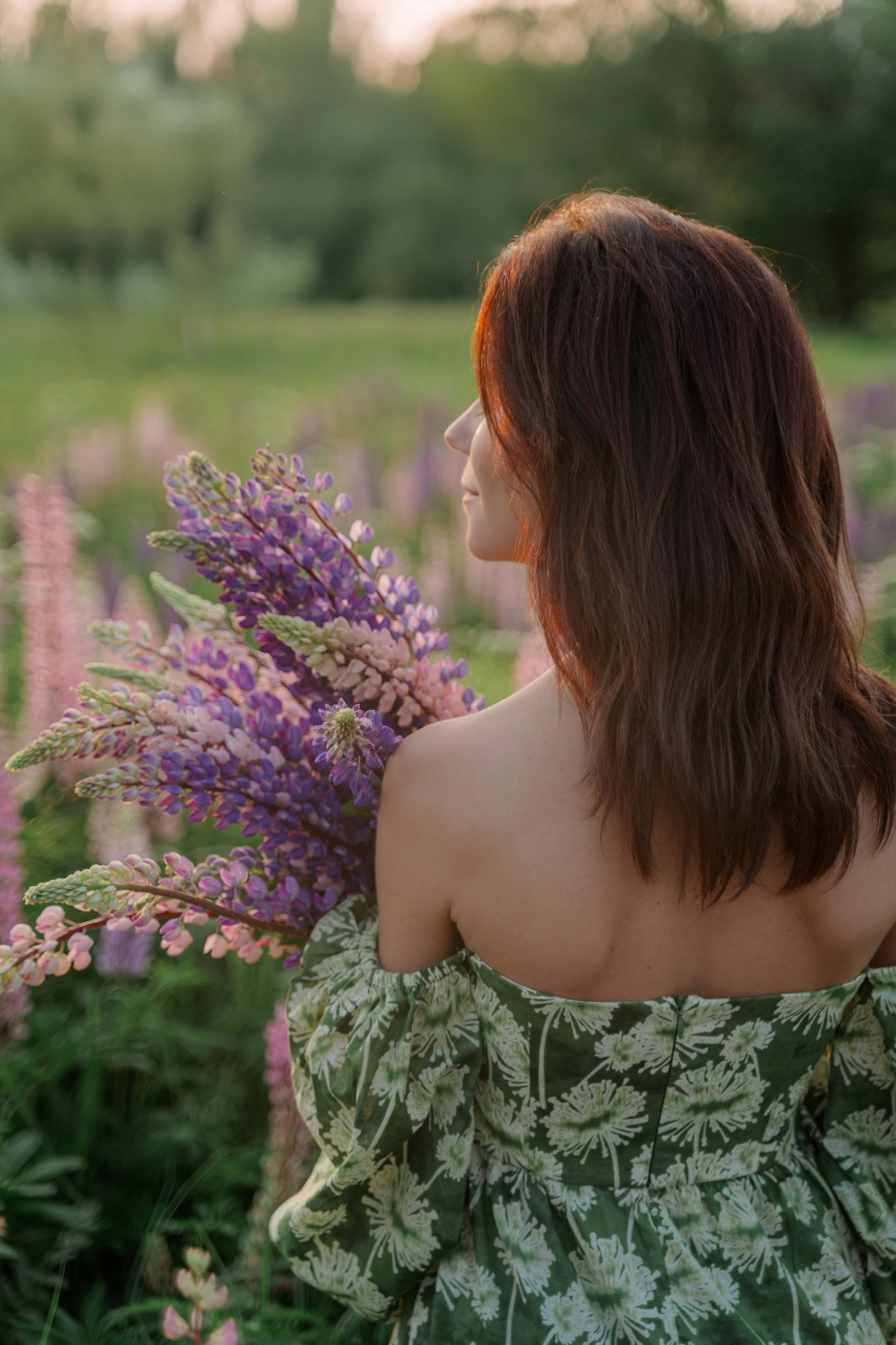 Наташа и люпины. Фотограф и видеограф в Москве и Абу Даби Мария Кулагина