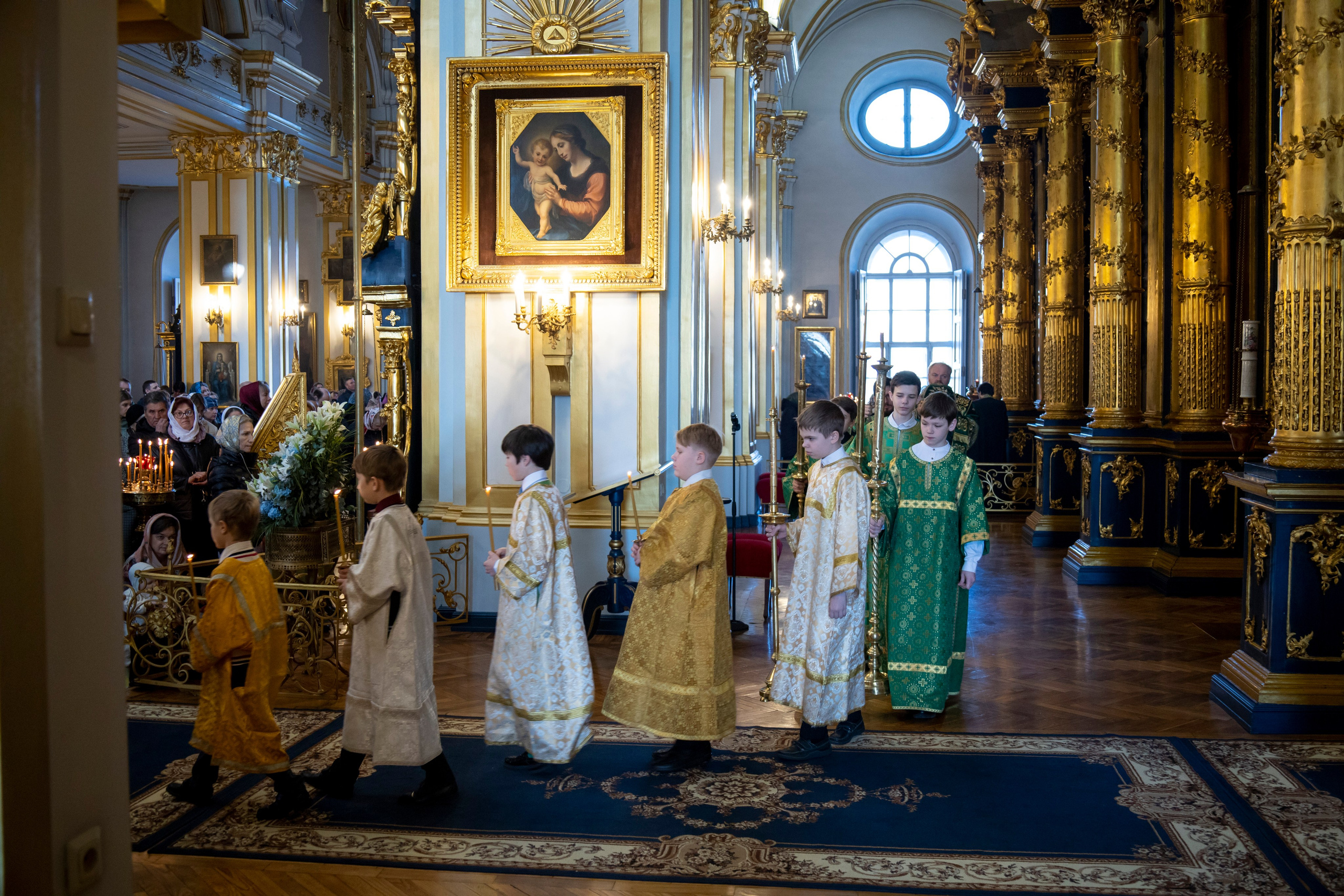 ВХОД ГОСПОДЕНЬ В ИЕРУСАЛИМ. НИКОЛО-БОГОЯВЛЕНСКИЙ МОРСКОЙ СОБОР