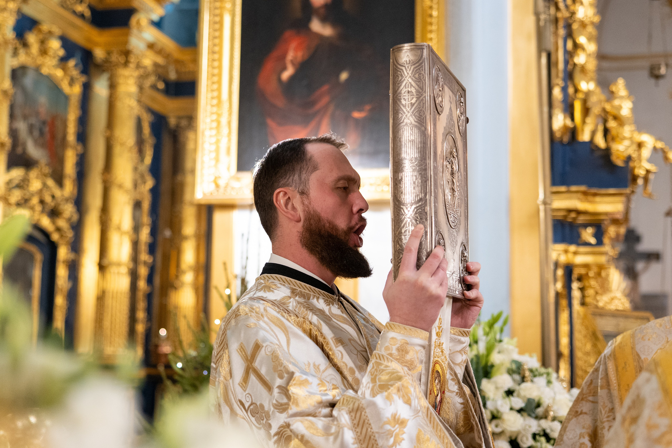 Праздничное бдение в Николо-Богоявленском морском соборе. НИКОЛО-БОГОЯВЛЕНСКИЙ МОРСКОЙ СОБОР
