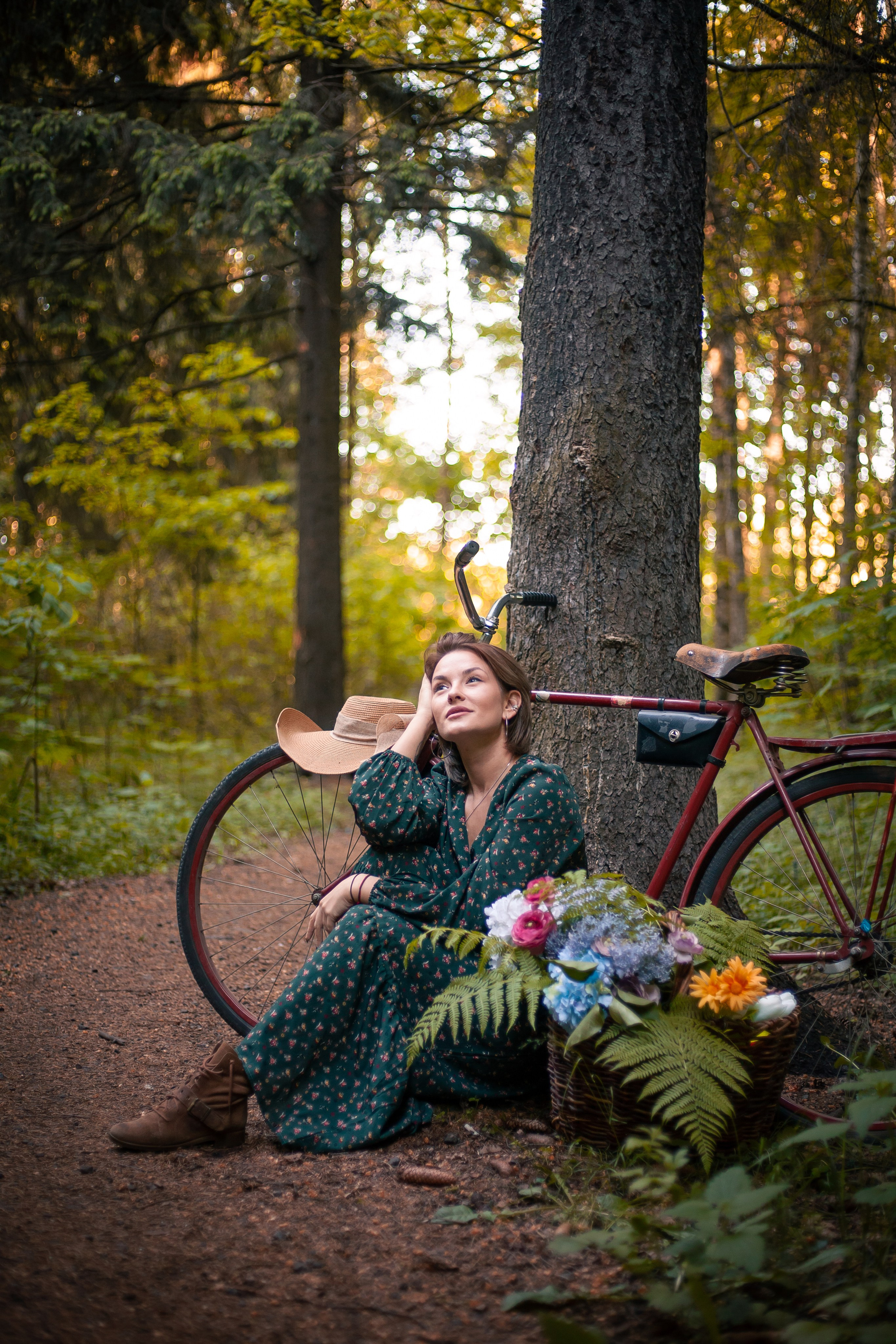 С велосипедом. Фотограф Мария Кольцова