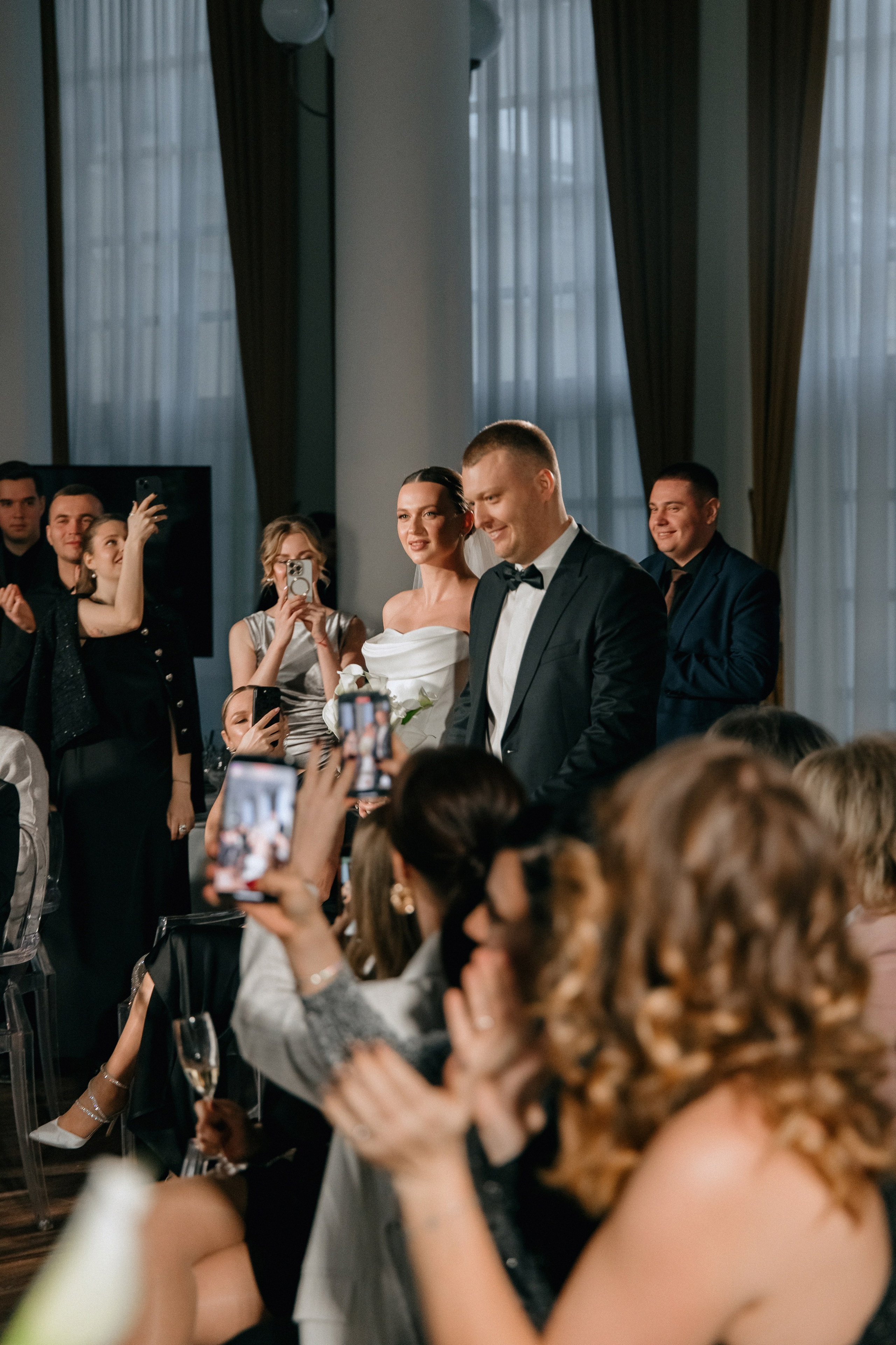 Свадебный банкет на вилле Политика. Свадебный фотограф Москва