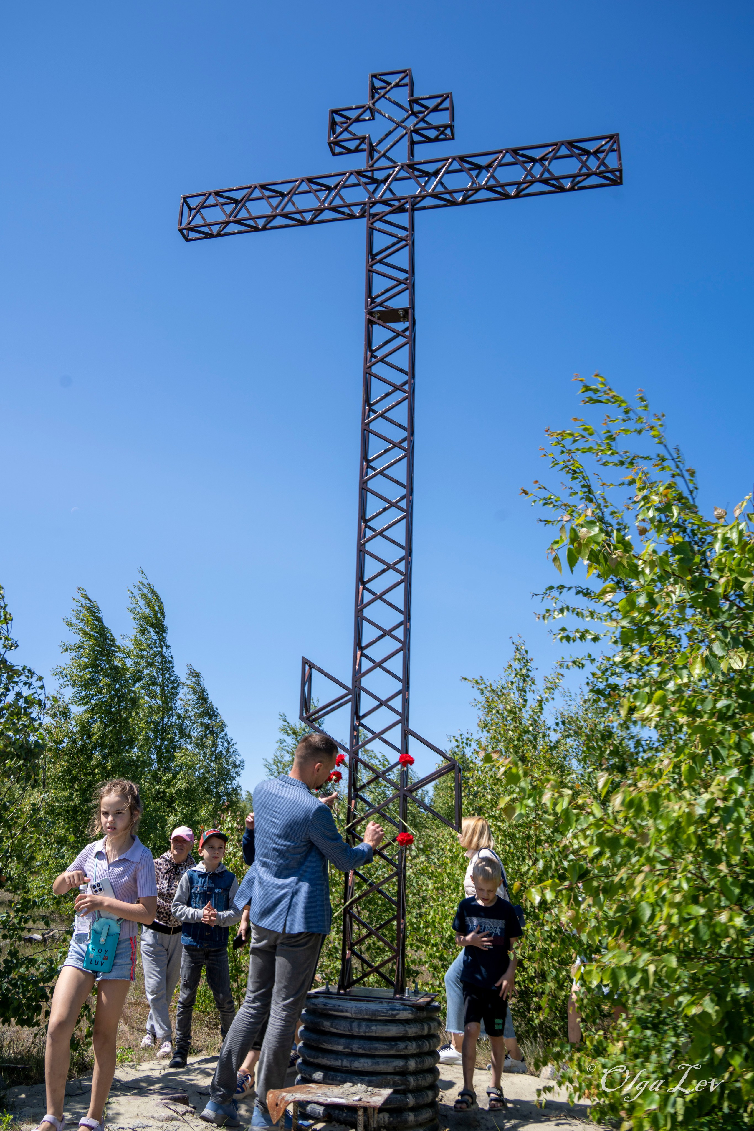 Освящение Поклонного Креста в поселке Морское Калининградской области. Сфотографируй мою душу!