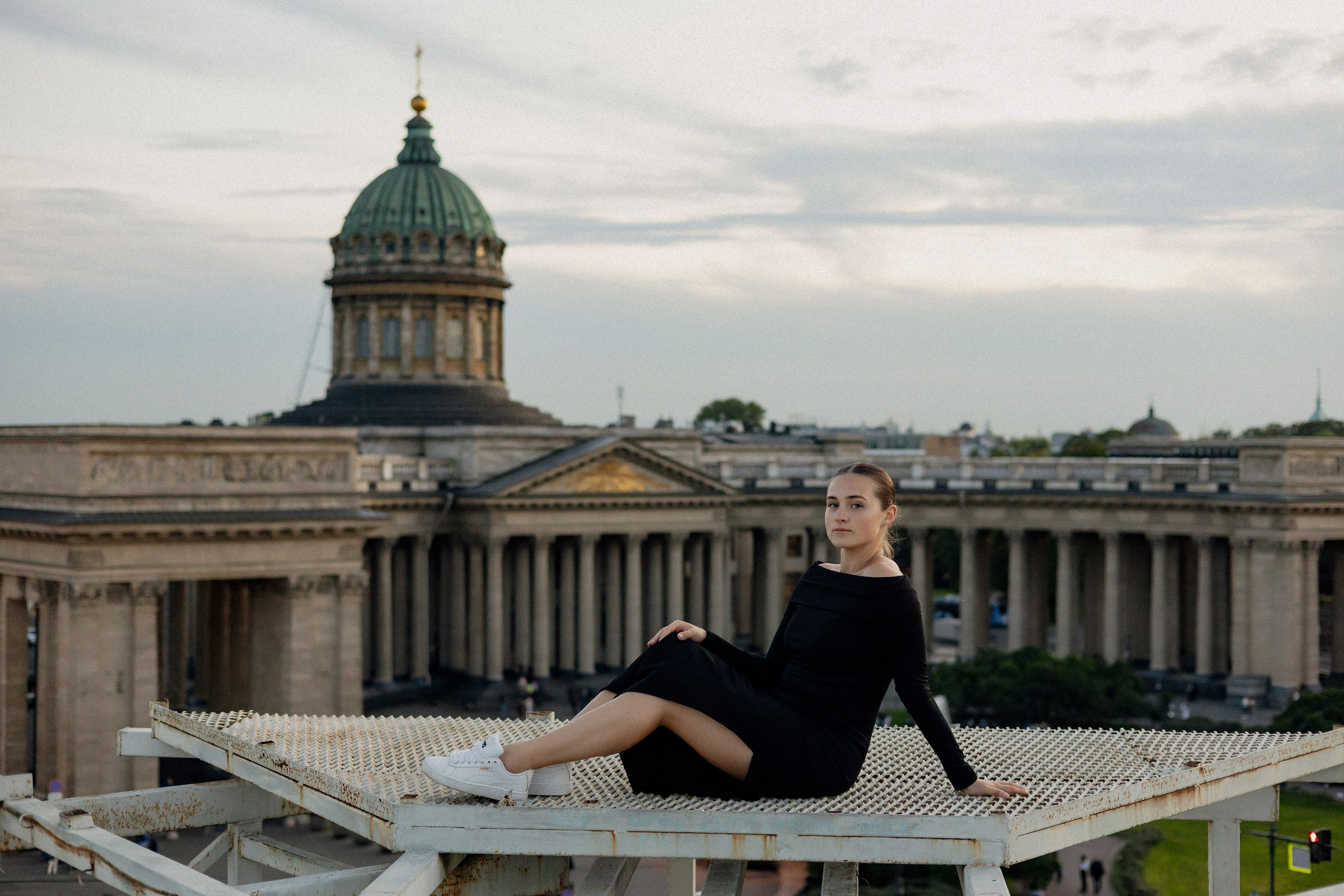 Романтика питерских крыш. Свадебный фотограф в Санкт-Петербурге Ксения Кобышева