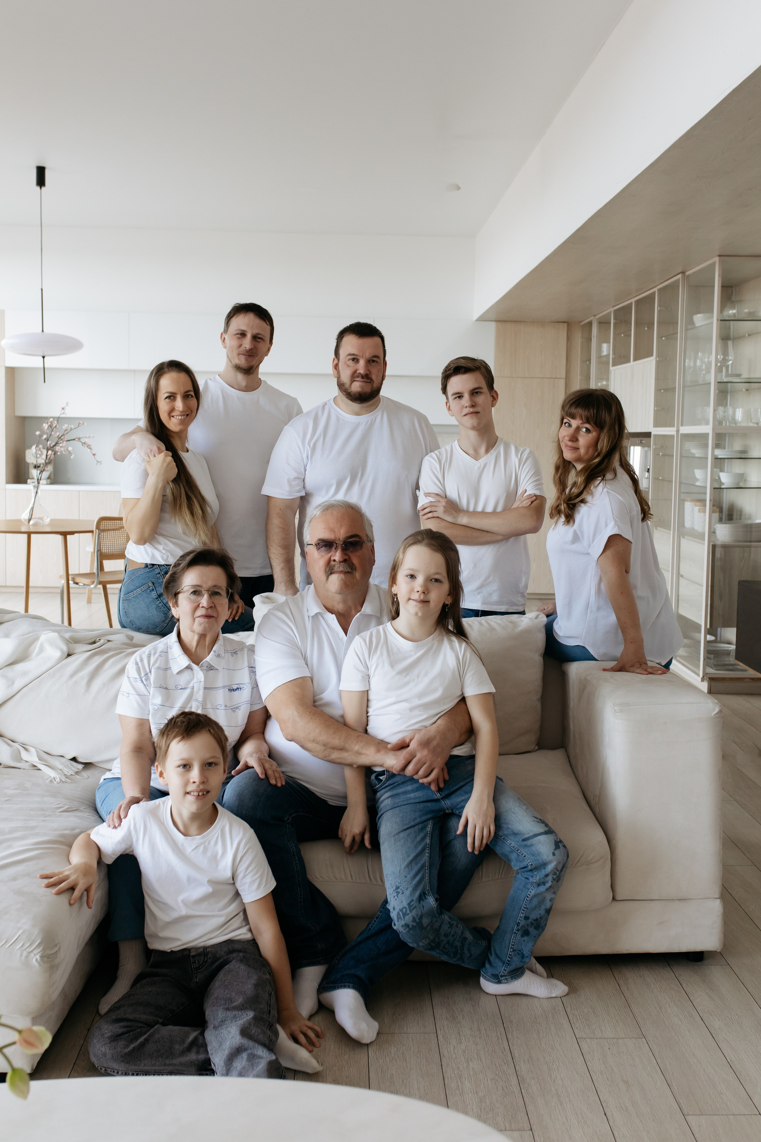 Одна большая семья: 9 человек, 3 поколения. Свадебный и женский фотограф в Санкт-Петербурге Муртеева Екатерина