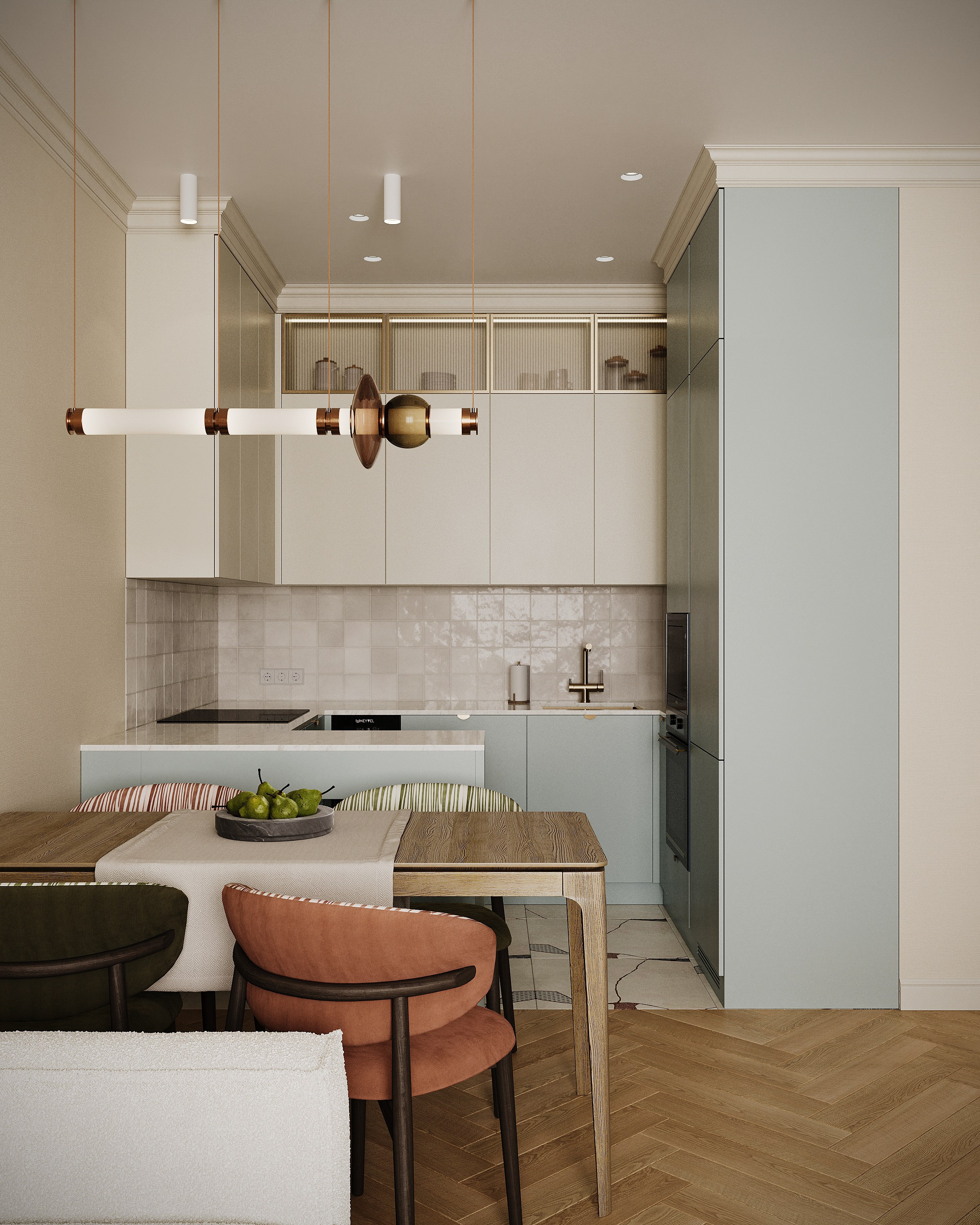 ЖК Петровский парк II — 70 м². КОМНАТА АИСТА дизайн-бюро | AIST ROOM design bureau