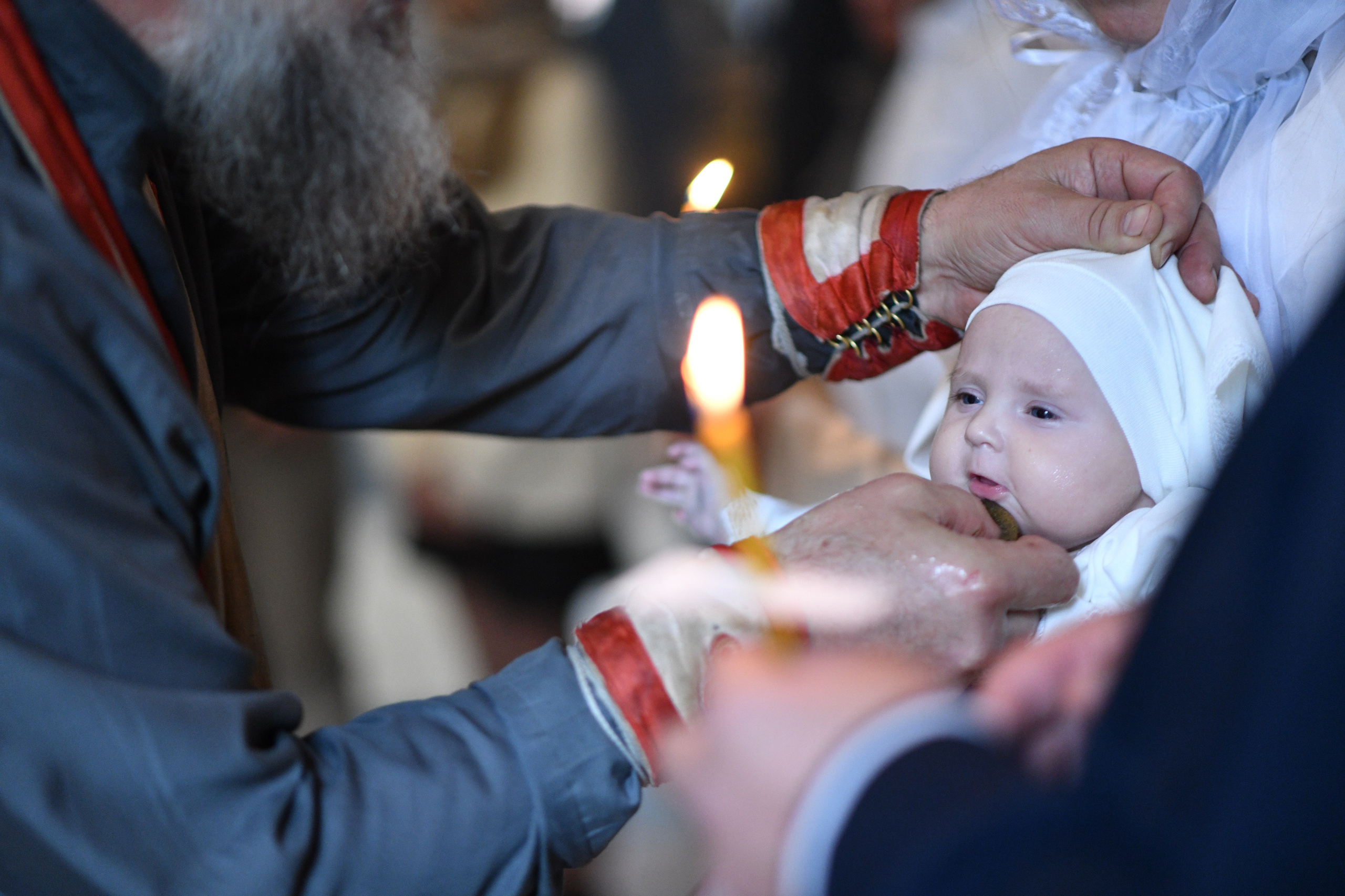 Крещение в Покровской церкви. Свадебный и портретный фотограф в Москве Галина Борисова