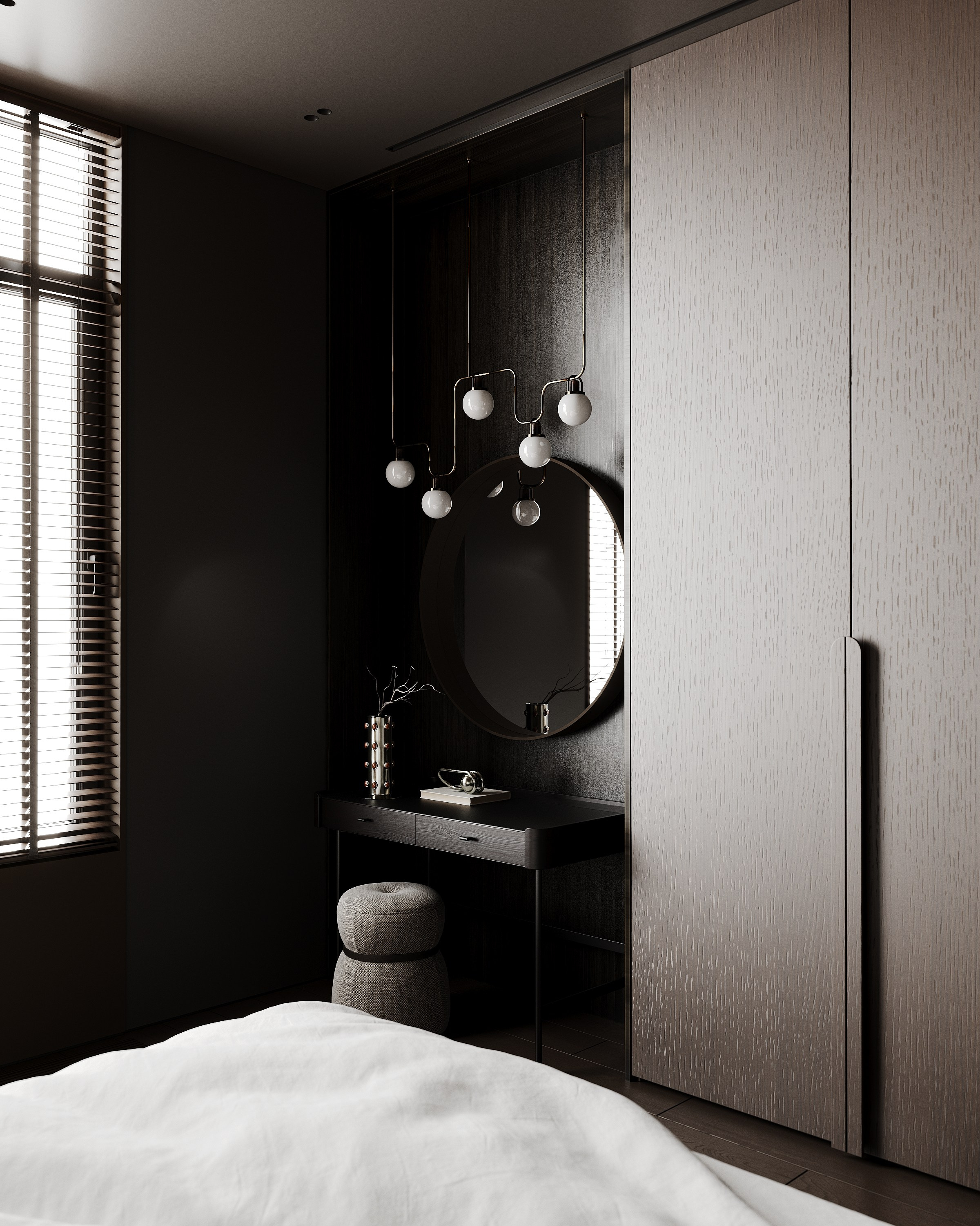 Спальня ЖК Символ. Визуализации интерьера